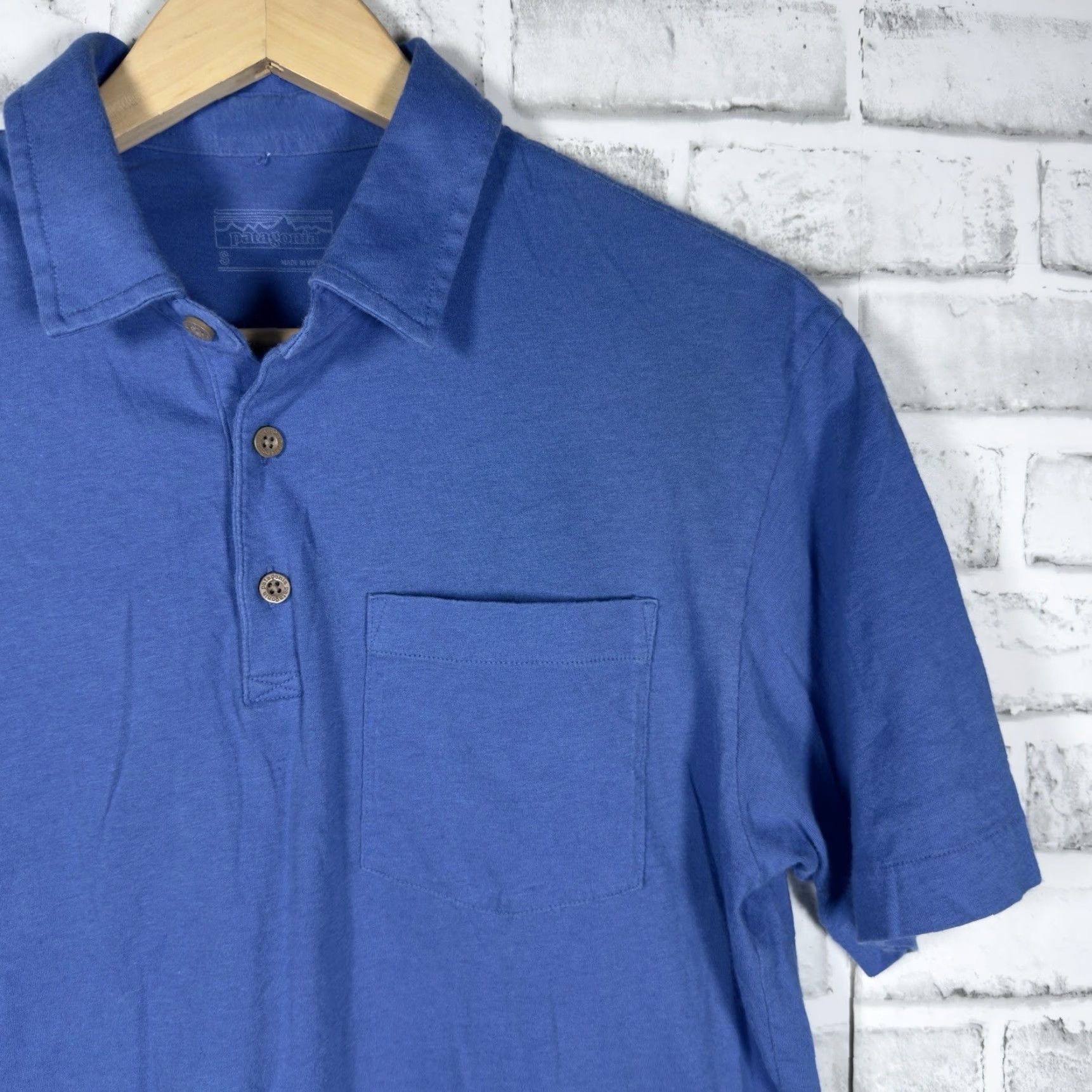 Patagonia Patagonia Polo Shirt Mens Size S 100% Cotton Blue Casual Regular Fit Size US S / EU 44-46 / 1 - 2 Thumbnail