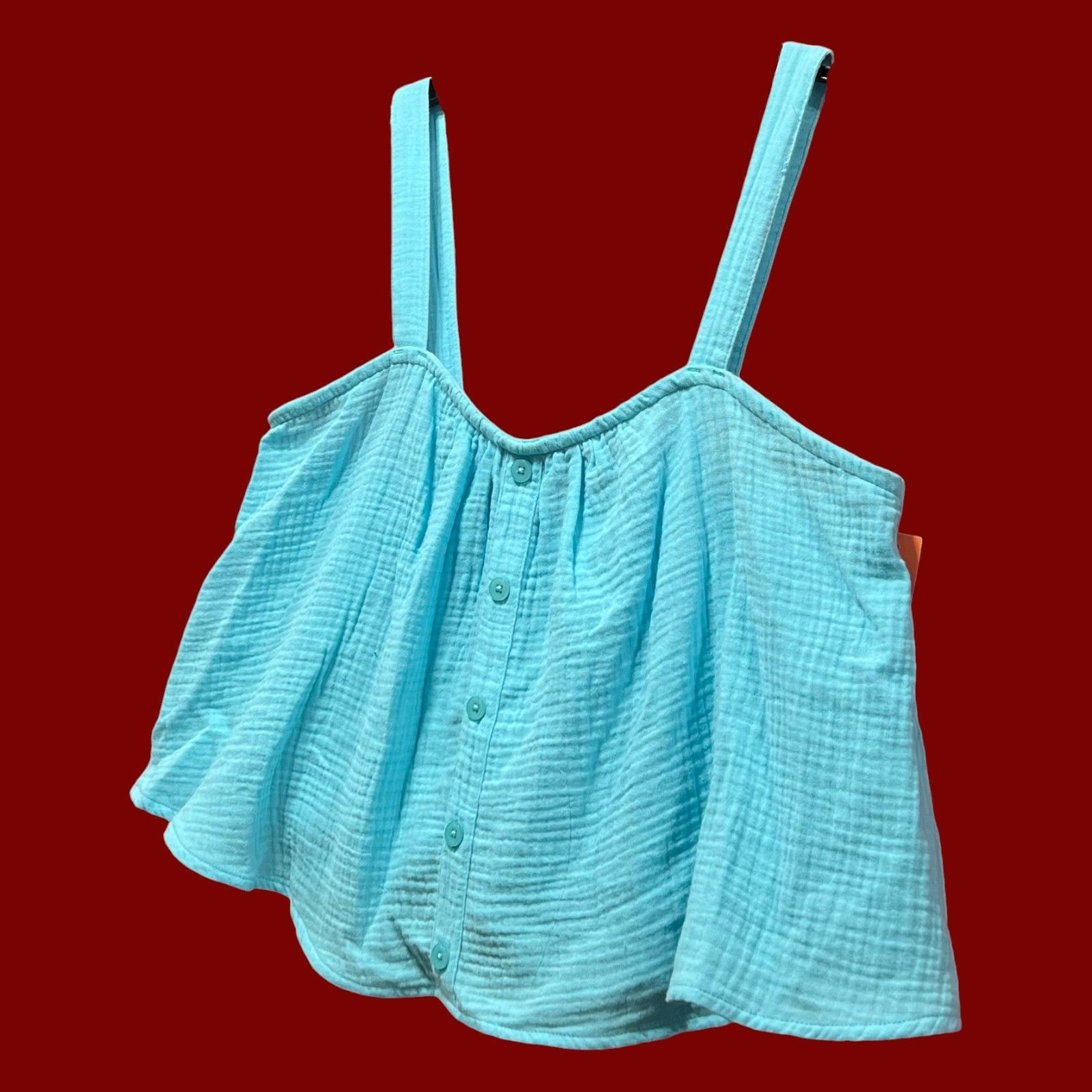 Other Colsie - Women's Tiny Tank Top - Light Blue - Small Size S / US 4 / IT 40 - 14 Thumbnail