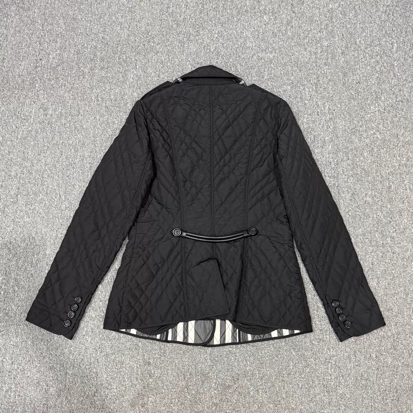 Burberry Burberry Black Quilted Check Jacket UK10 99 New Size M / US 6-8 / IT 42-44 - 2 Thumbnail