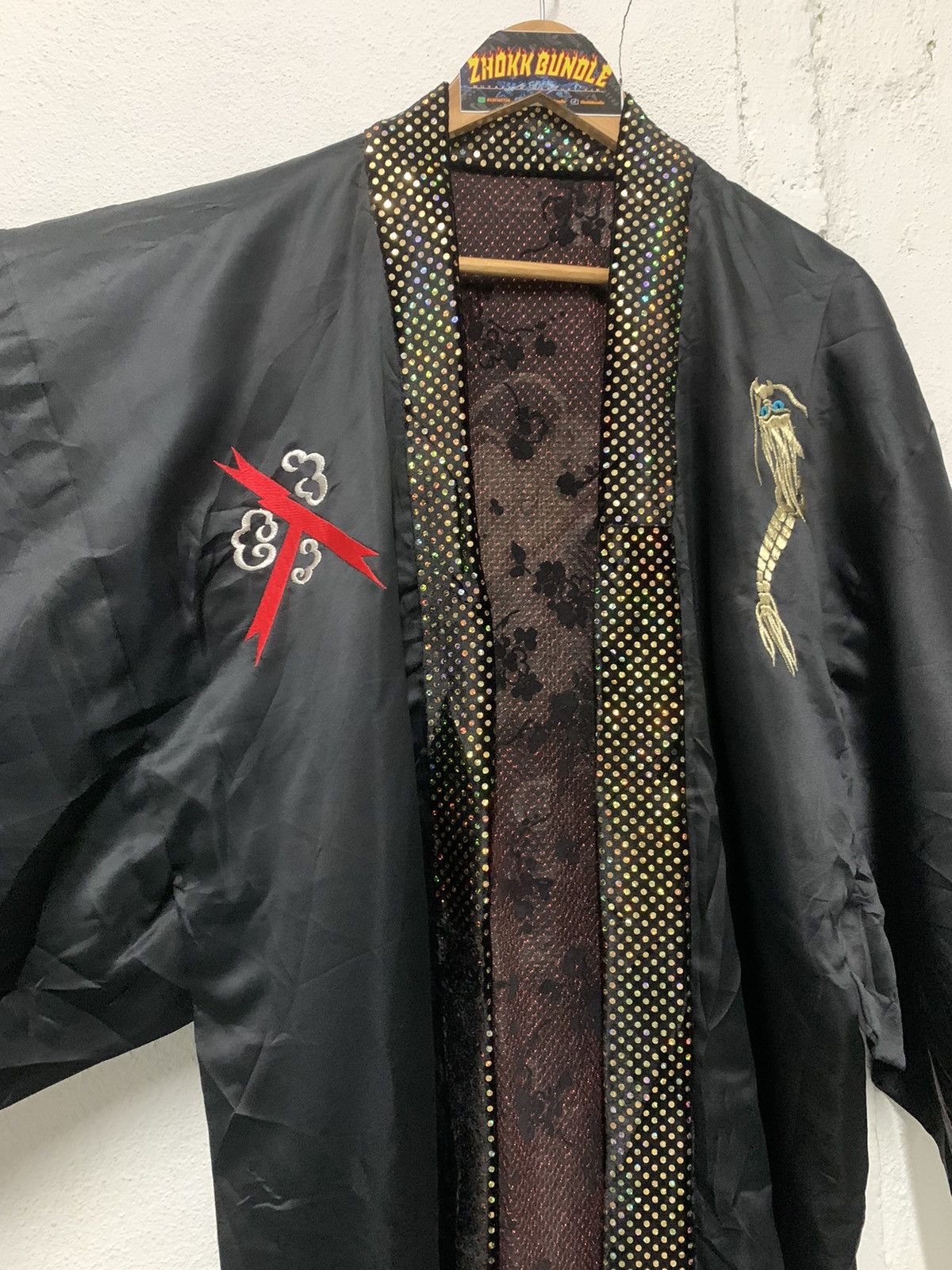 Japanese Brand Vintage Kimono Dragon Japanese Traditional Size US XL / EU 56 / 4 - 2 Thumbnail