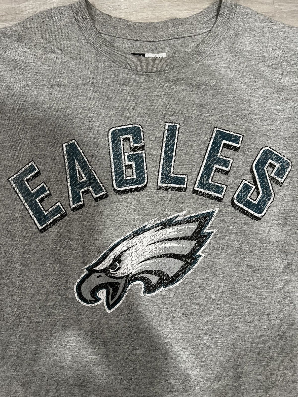 NFL × Vintage Vintage NFL Eagles Grey T-shirt Size US XL / EU 56 / 4 - 5 Thumbnail