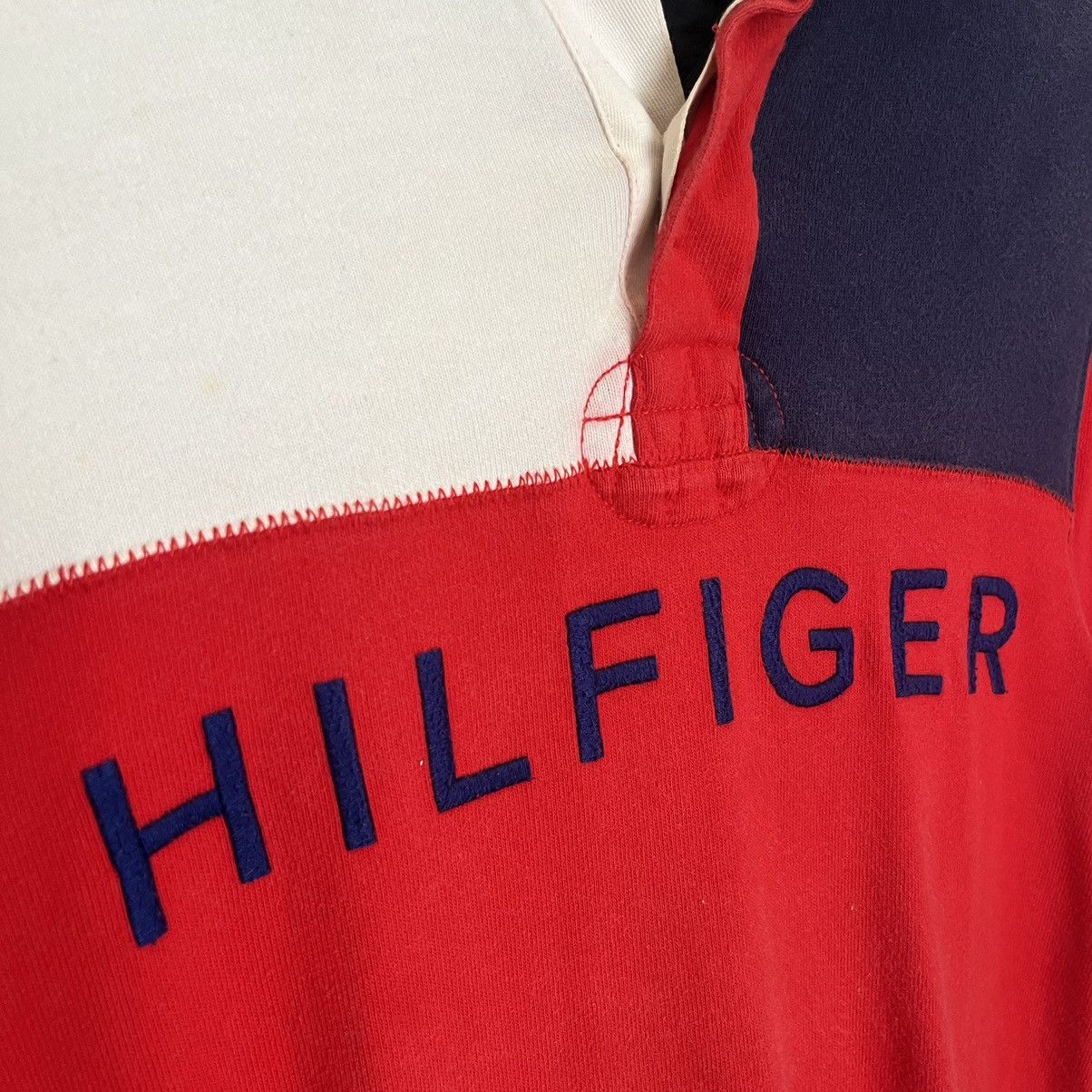 Tommy Hilfiger Tommy Hilfiger 3 Tone Embroidered Polo Shirt Rugby shirt Size US XS / EU 42 / 0 - 3 Thumbnail