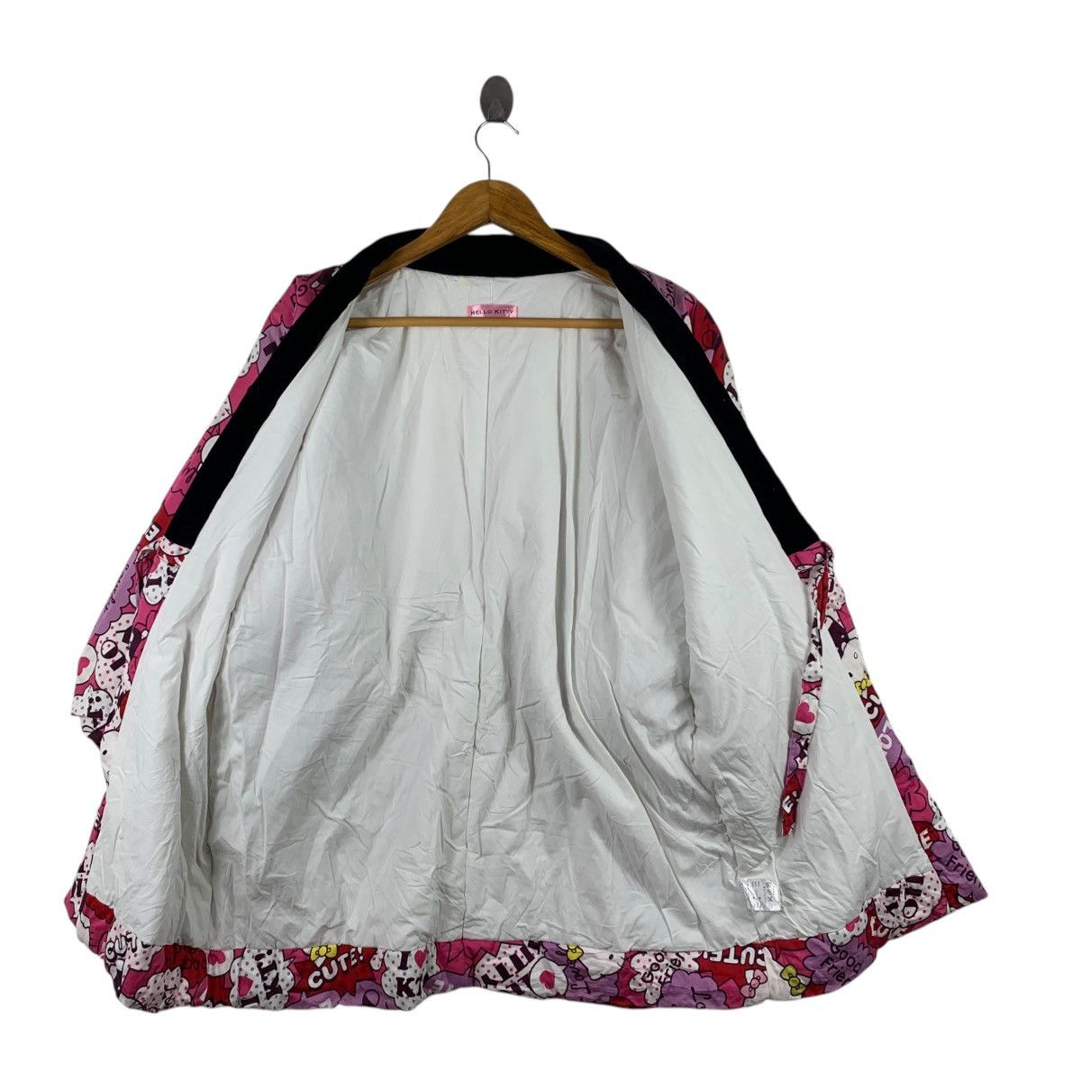 Japanese Brand × Vintage Vintage HELLO KITTY Japanese Cartoon Fullprint Jacket Size M / US 6-8 / IT 42-44 - 3 Thumbnail