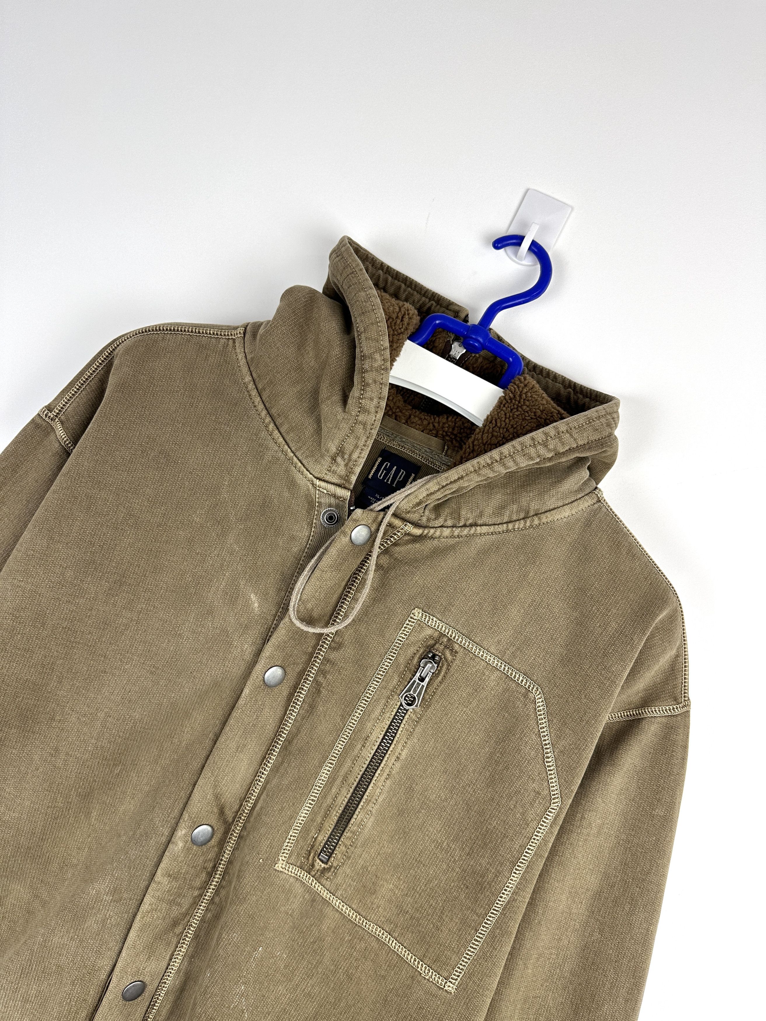 Gap Rare vintage GAP thick zip hoodie y2k opium L Size US L / EU 52-54 / 3 - 2 Thumbnail