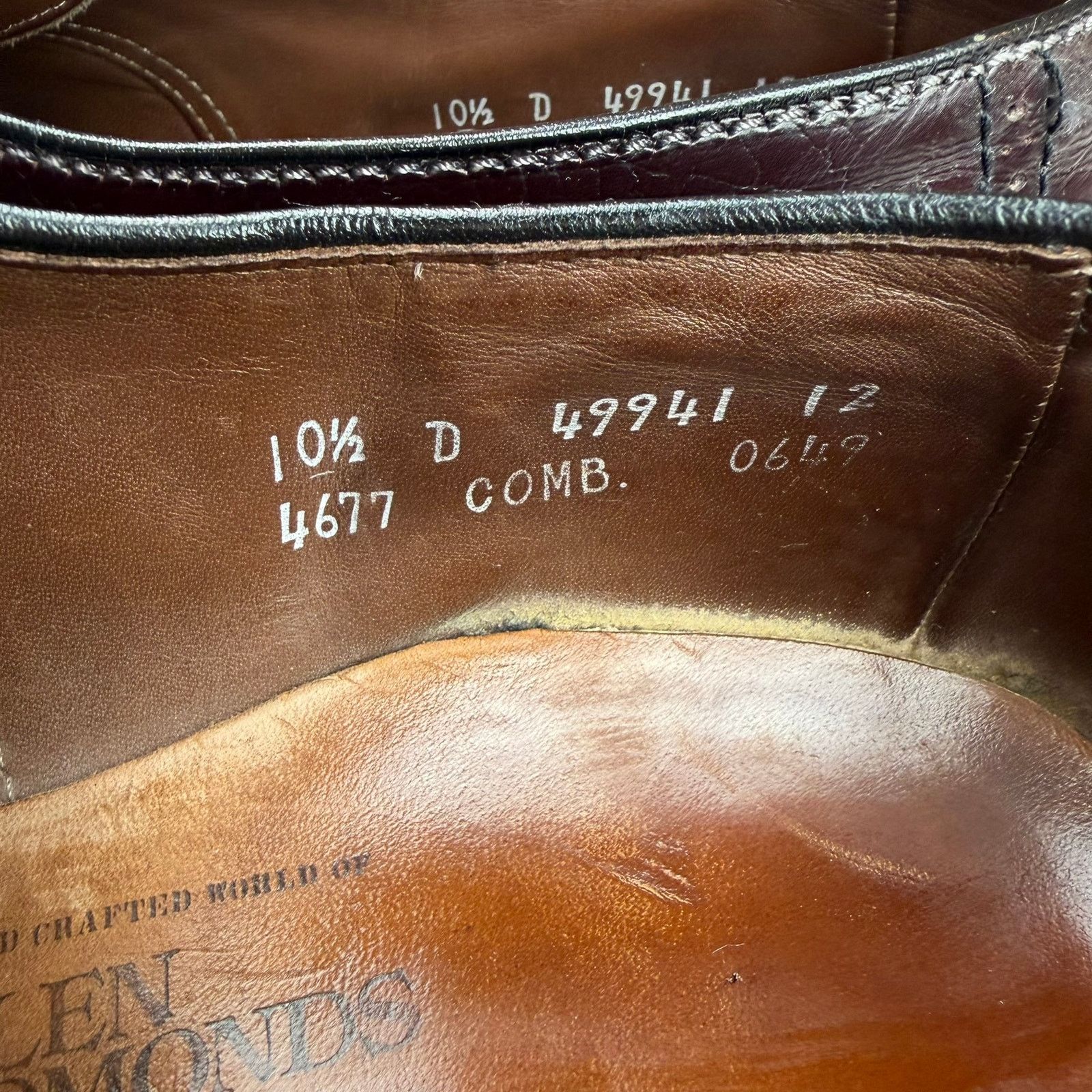 Allen Edmonds Allen Edmonds Winfield Oxford 10.5D Burgundy Dress Shoes Size US 10.5 / EU 43-44 - 7 Thumbnail