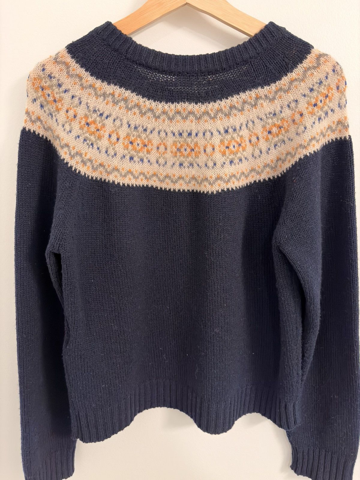 Celine TRIOMPHE FAIR ISLE WOOL SWEATER Size US M / EU 48-50 / 2 - 2 Thumbnail