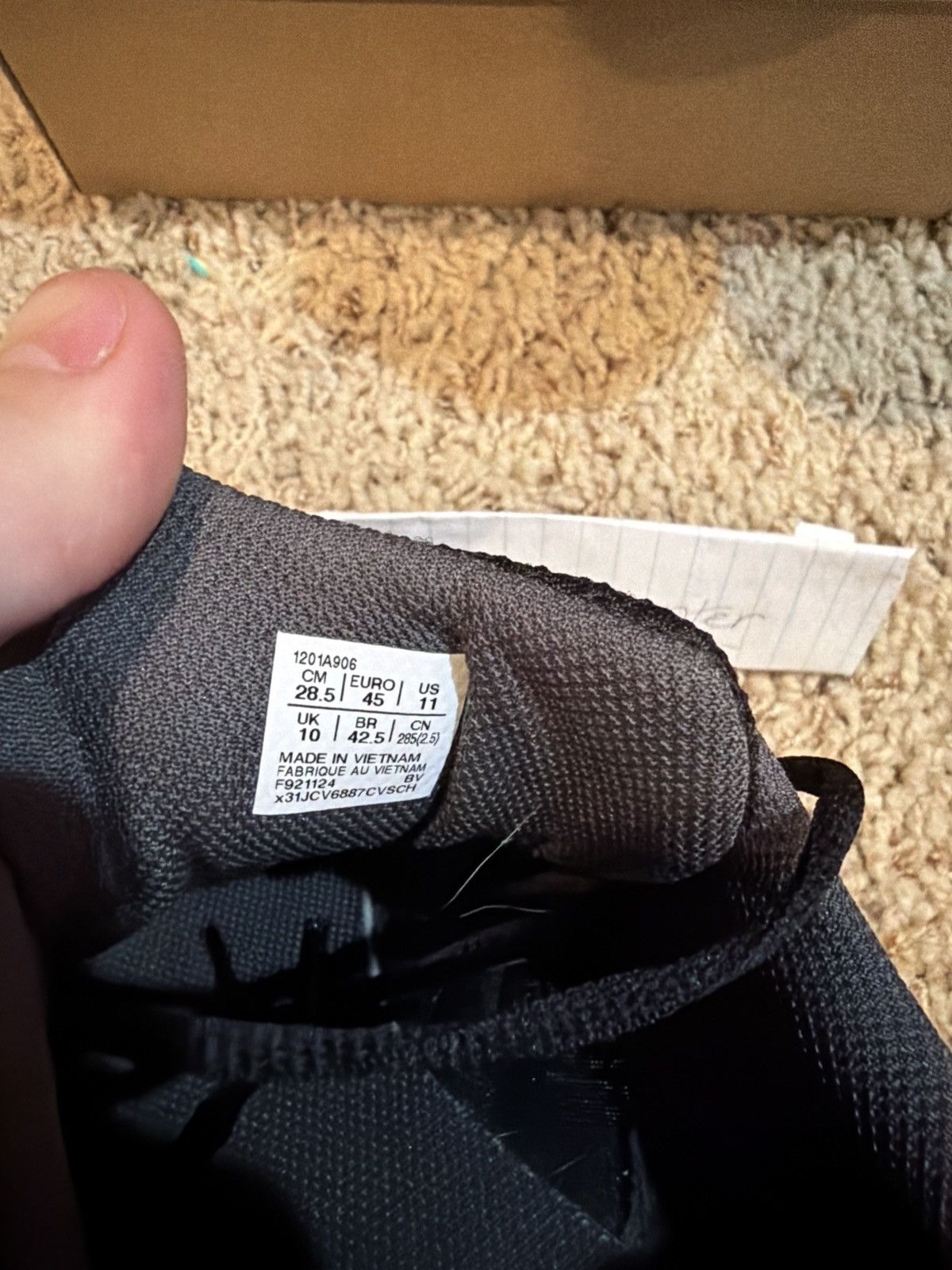 Asics Black/Pure Silver Asics Size US 11 / EU 44 - 2 Thumbnail