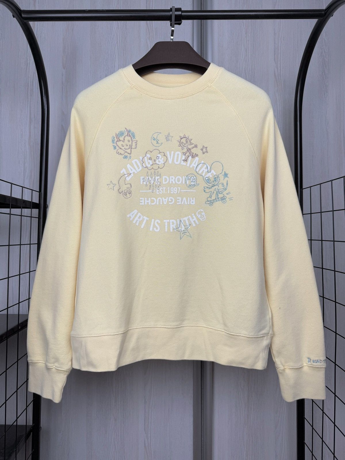 Zadig & Voltaire ZADIG & VOLTAIRE UPPER MO BLASON MULTICUSTO LUR SWEATSHIRT S Size S / US 4 / IT 40 - 2 Thumbnail