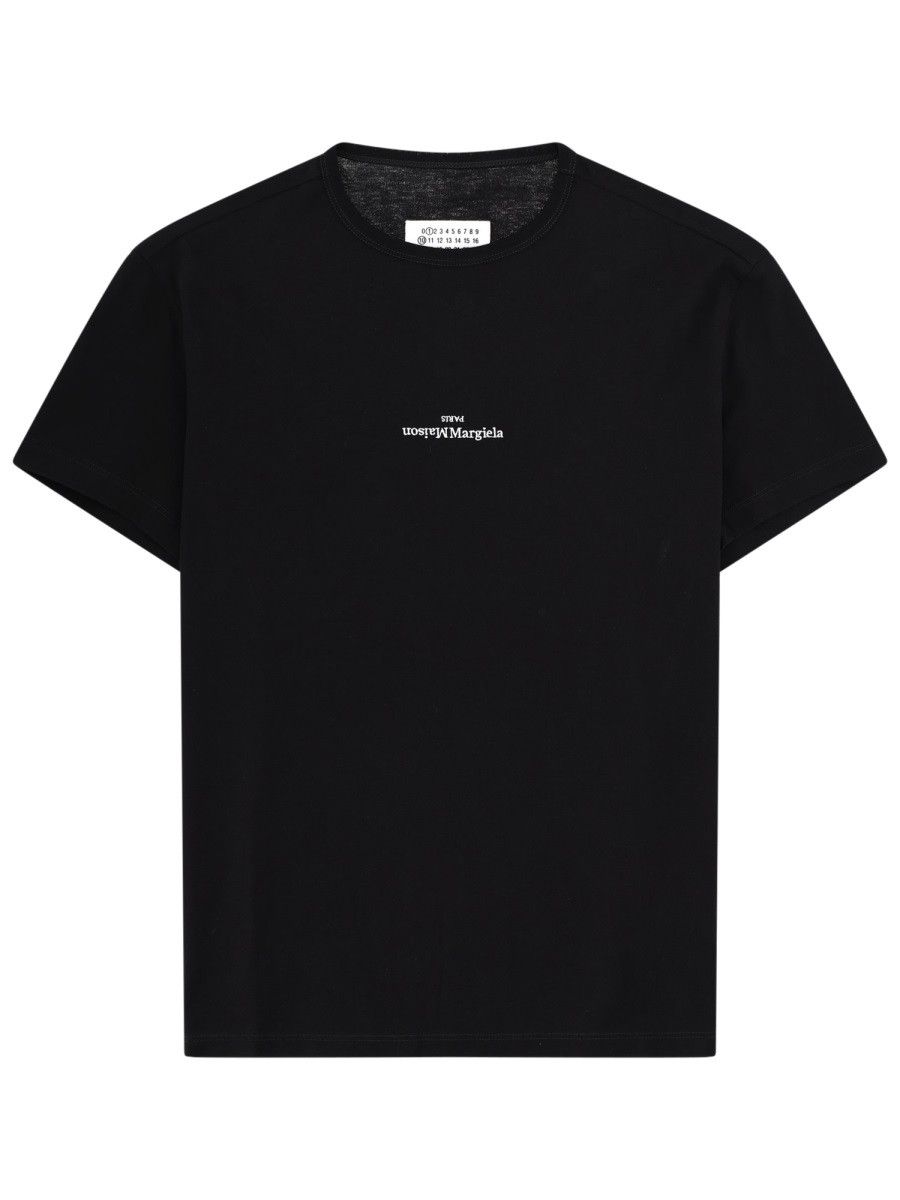 Maison Margiela MAISON MARGIELA T-SHIRT IN COTONE - BLACK (IT 46) Size US S / EU 44-46 / 1 - 1 Thumbnail