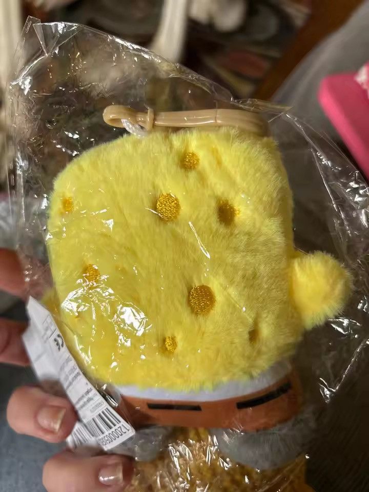 FOR OTHERS Gap-Toothed Spongebob Plush Keychain Pendant Size ONE SIZE - 4 Thumbnail