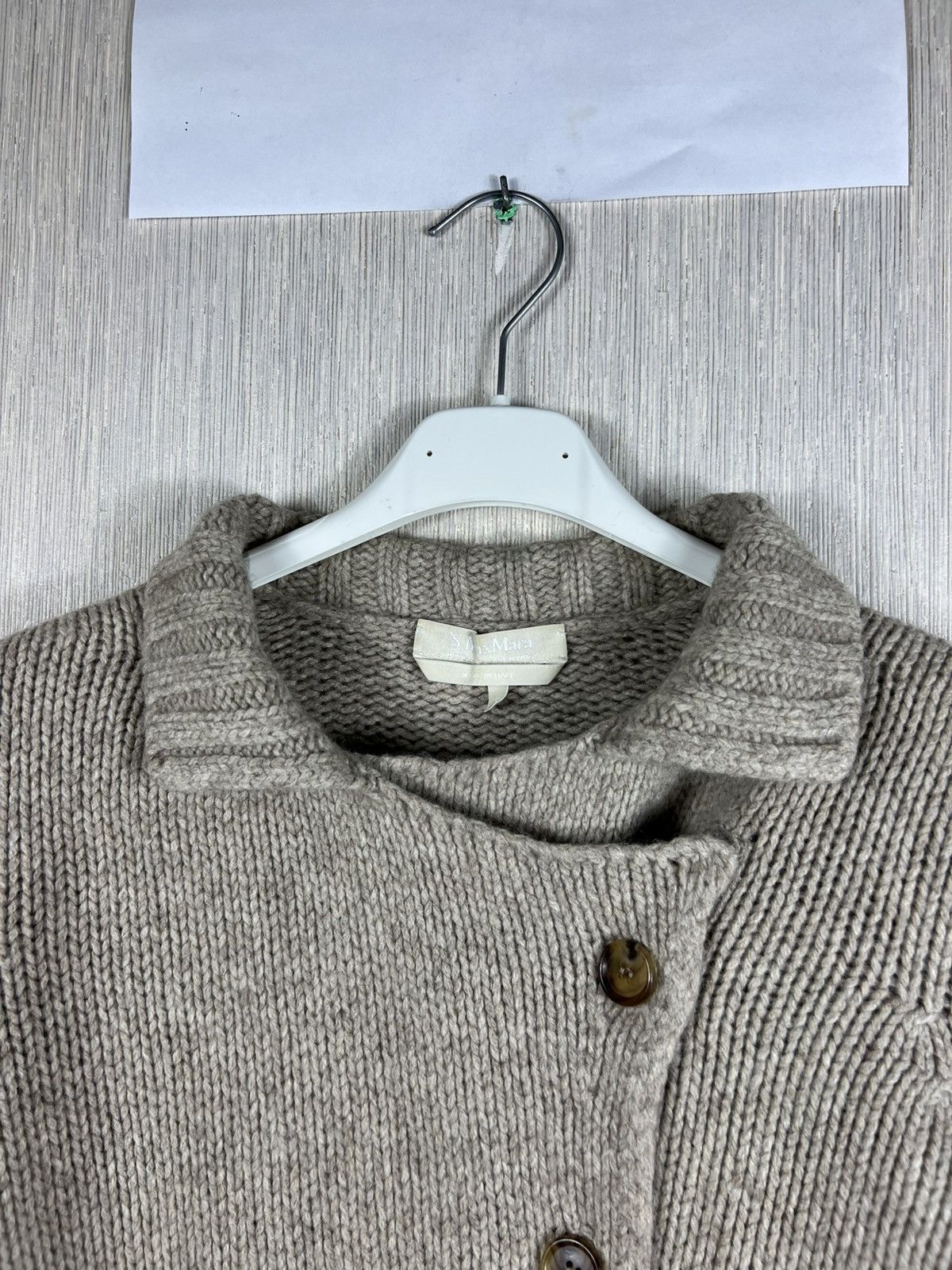 Max Mara S Max Mara wool yak knitted cardigan sweater button up Size S / US 4 / IT 40 - 9 Thumbnail