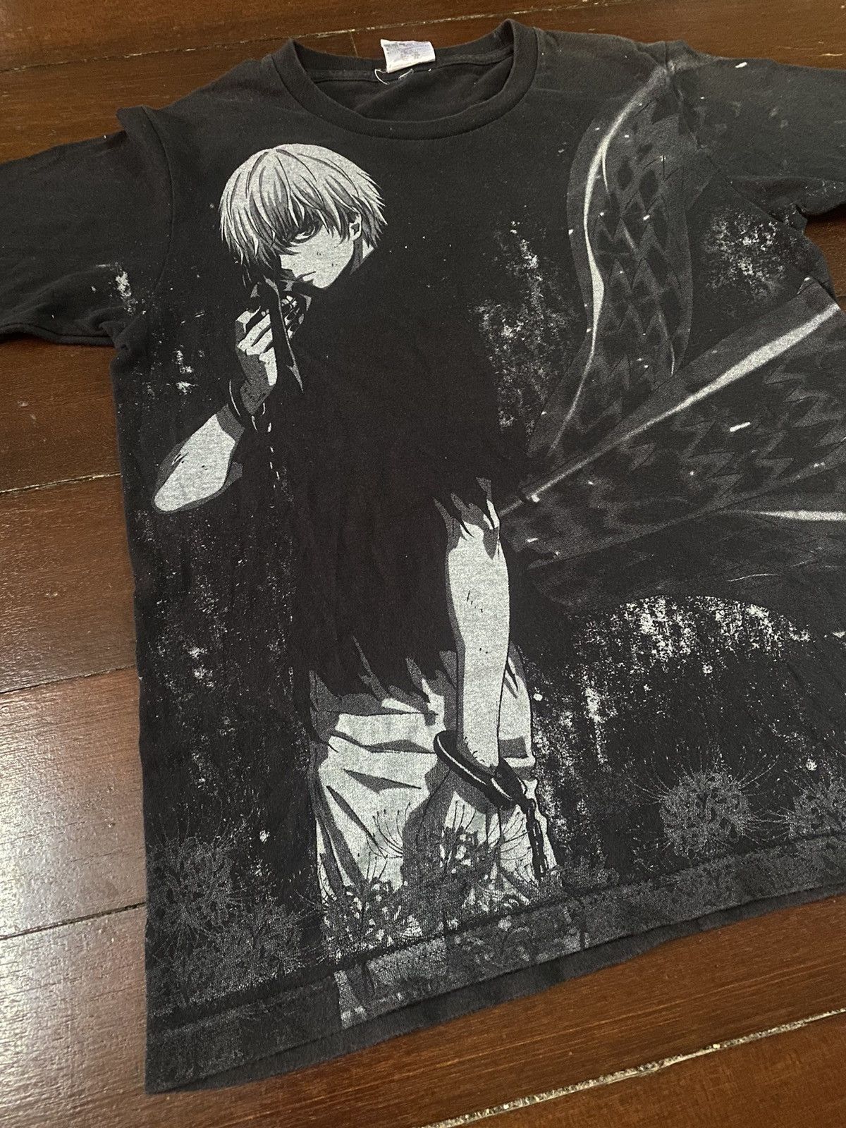 Anime Vintage Y2K Tokyo Ghoul kaneki ken over print Anime Tee Size US S / EU 44-46 / 1 - 5 Thumbnail