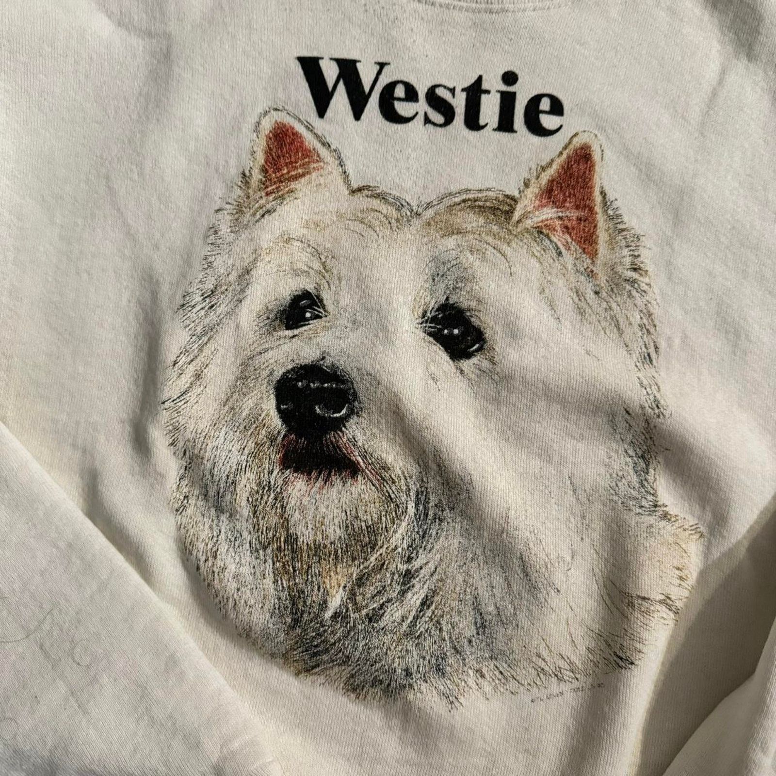 Vintage Vintage westie dog crewneck siz Size US XL / EU 56 / 4 - 2 Thumbnail