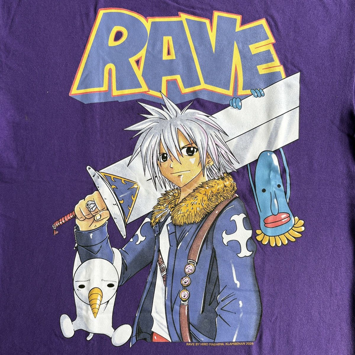 Anime Anime Tee Rave by Hiro Mashima Size US L / EU 52-54 / 3 - 2 Thumbnail