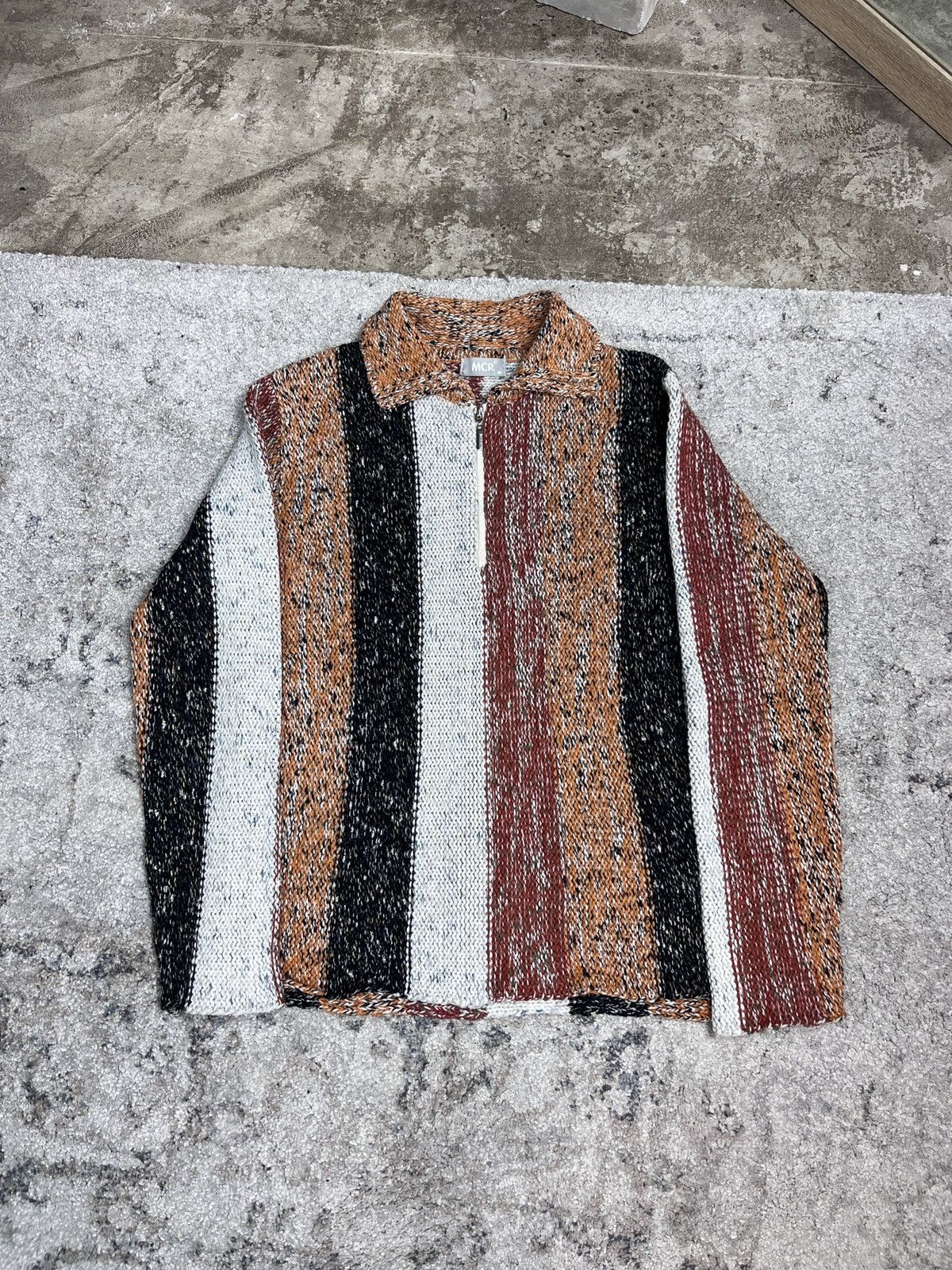 Designer COOL VINTAGE ZIP SWEATER - 1679 Size US M / EU 48-50 / 2 - 2 Thumbnail