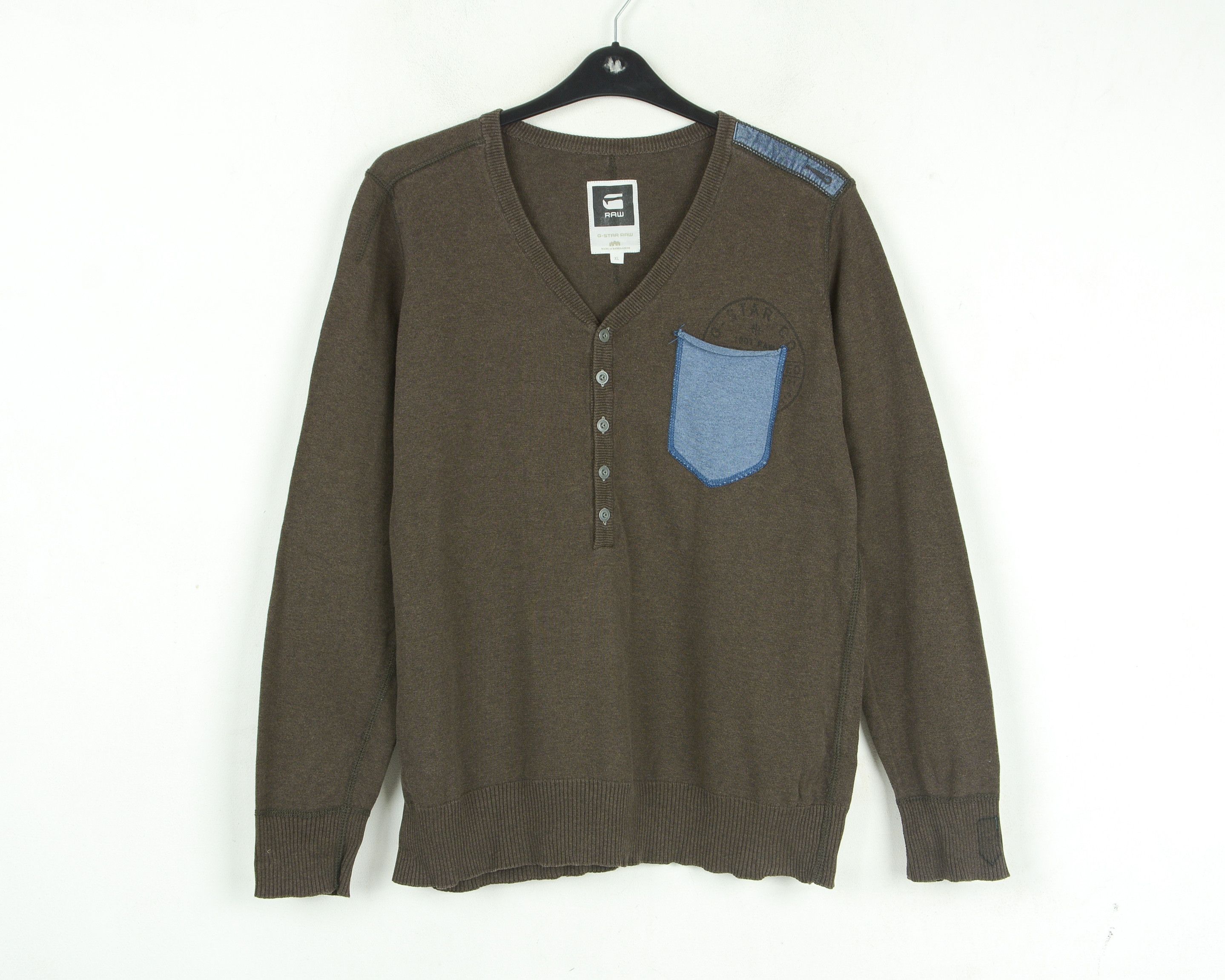 G-Star Porter Vest Knit Sweater XL Cardigan Jumper Sweatshirt Top Size US XL / EU 56 / 4 - 1 Thumbnail