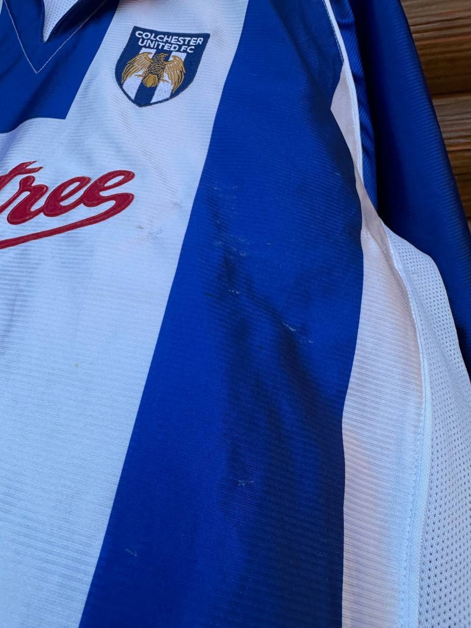 Vintage Vintage Colchester United 2002-2004 Home Soccer Jersey Shirt Size US XXL / EU 58 / 5 - 4 Thumbnail