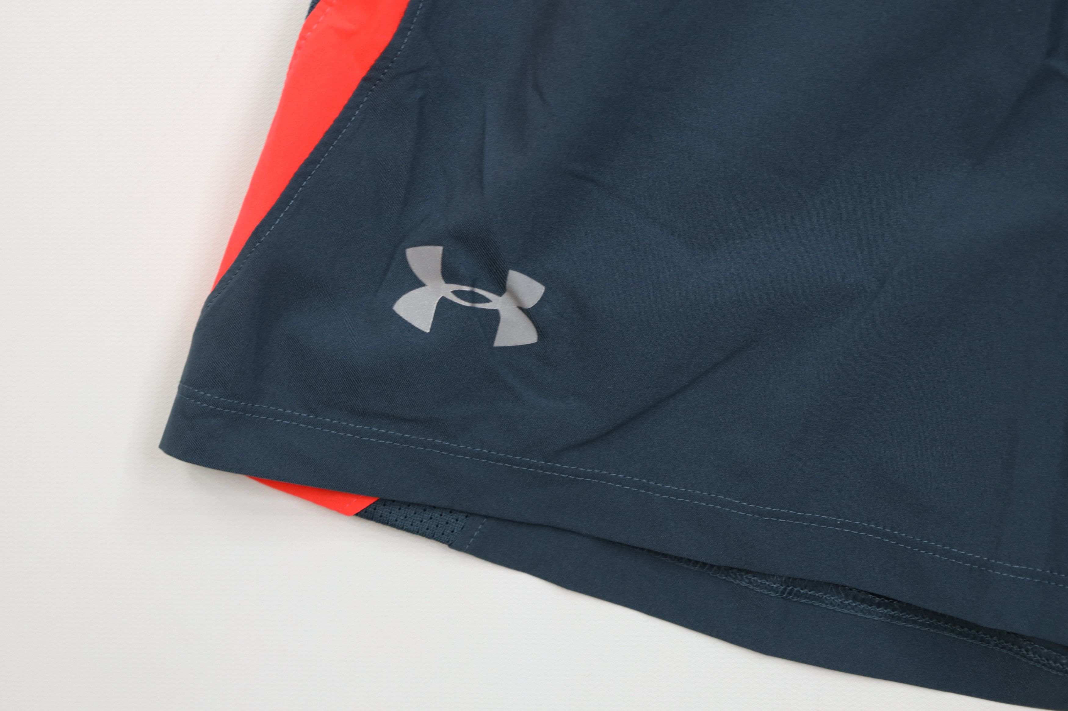 Under Armour Under Armour HeatGear Lined Running Jogging Gym Shorts Gray Size US 30 / EU 46 - 5 Thumbnail
