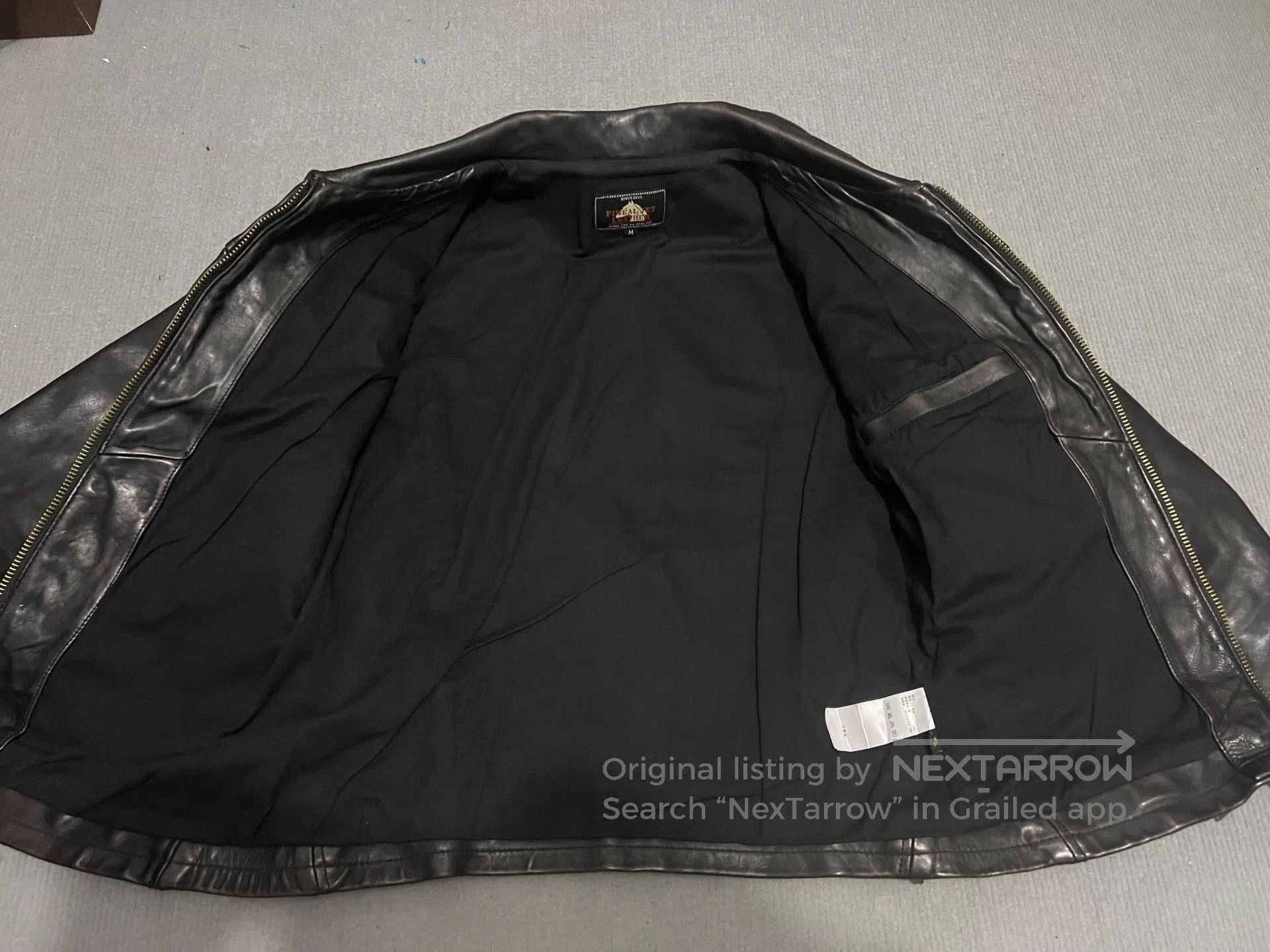 RRL Ralph Lauren Men's Horsehide Leather Jacket. Size US M / EU 48-50 / 2 - 9 Thumbnail