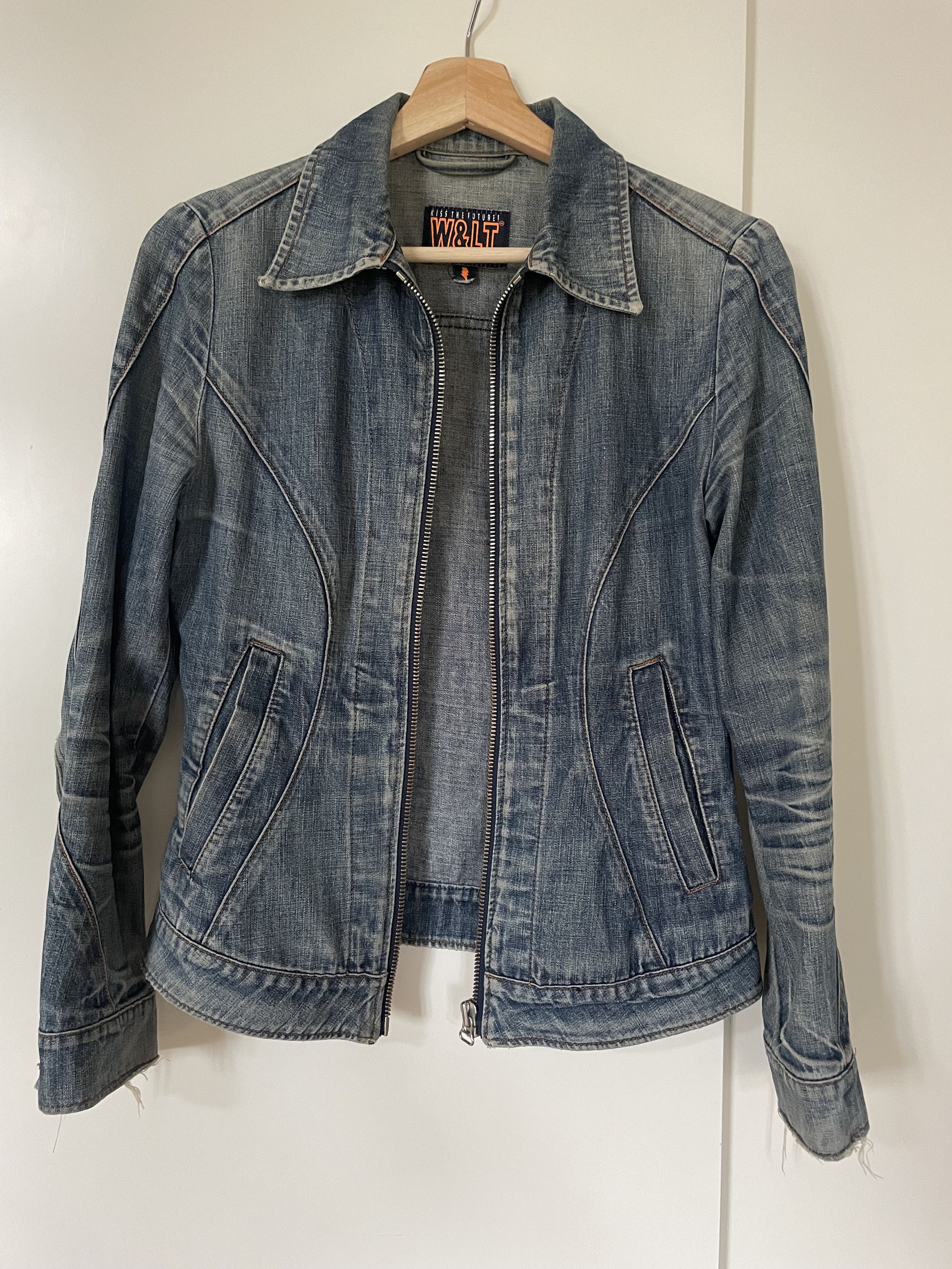 W&LT Walter Van Beirendonck Denim Jacket Size S / US 4 / IT 40 - 2 Thumbnail