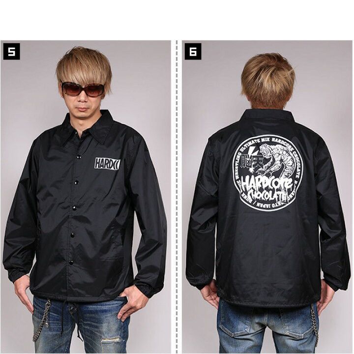 Japanese Brand HARDCORE CHOCOLATE HARDCC Nylon Coach Jacket 2020 Size US XL / EU 56 / 4 - 18 Thumbnail