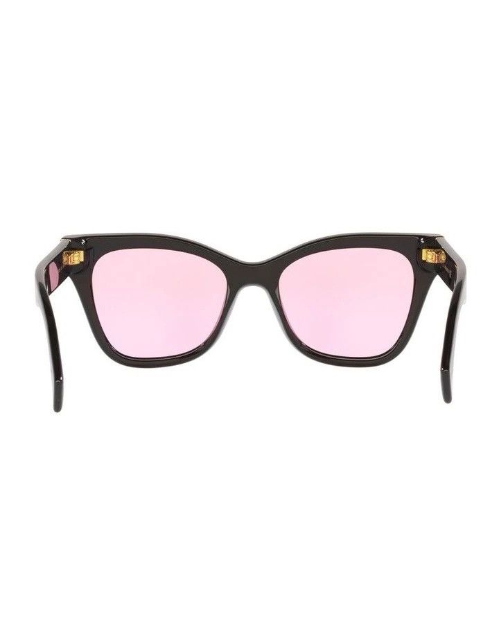 Gucci New Gucci GG1133S 003 Black Frame with Pink Lenses & Logo Size ONE SIZE - 11 Thumbnail