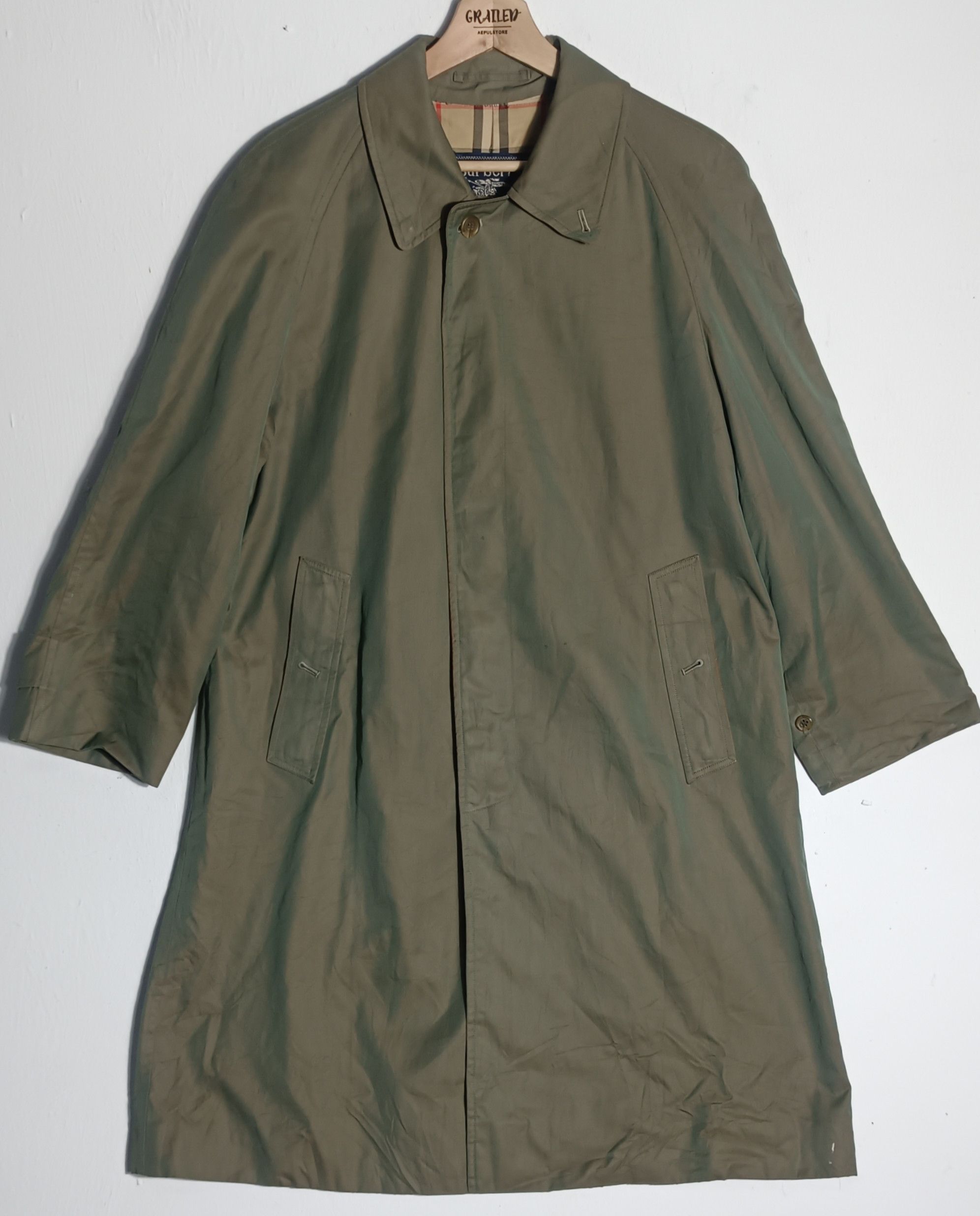 Burberry Vintage 90s💥Burberry Nova Check Trench Coat Size US M / EU 48-50 / 2 - 3 Thumbnail
