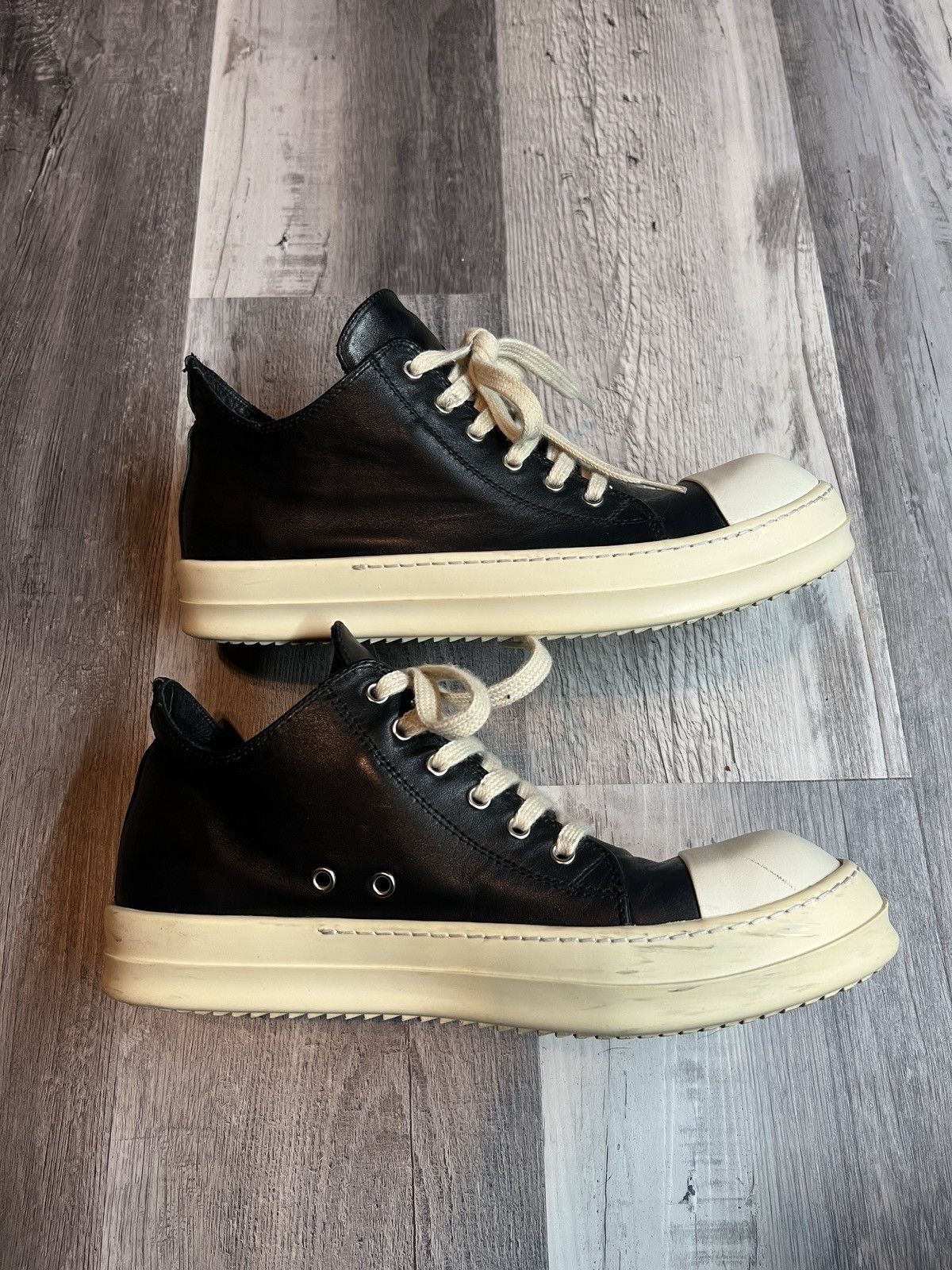 Rick Owens Mainline Leather Low Top