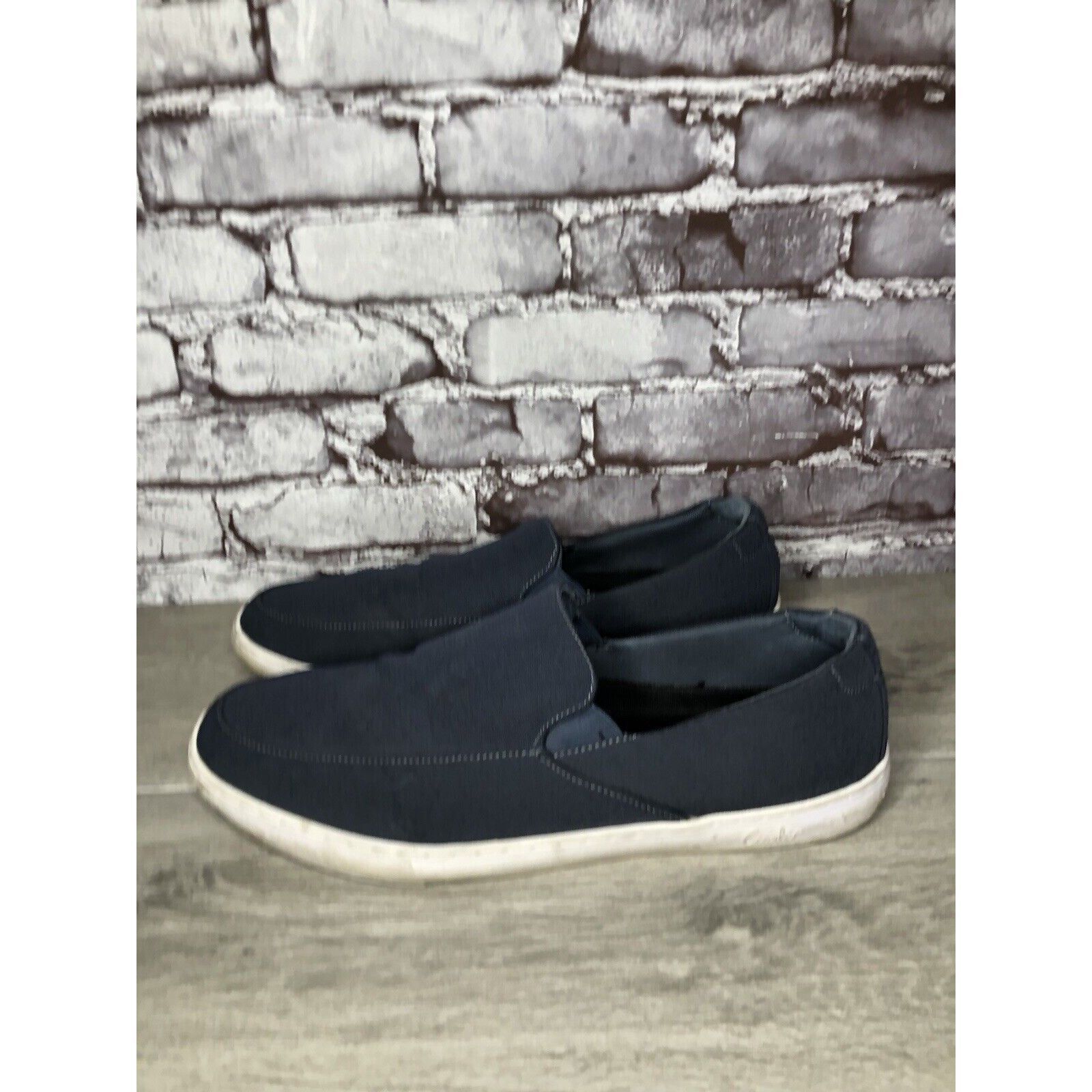 Other Cuater Tracer Navy Blue Canvas Fabric Slip On Casual Shoes M Size US 13 / EU 46 - 23 Thumbnail