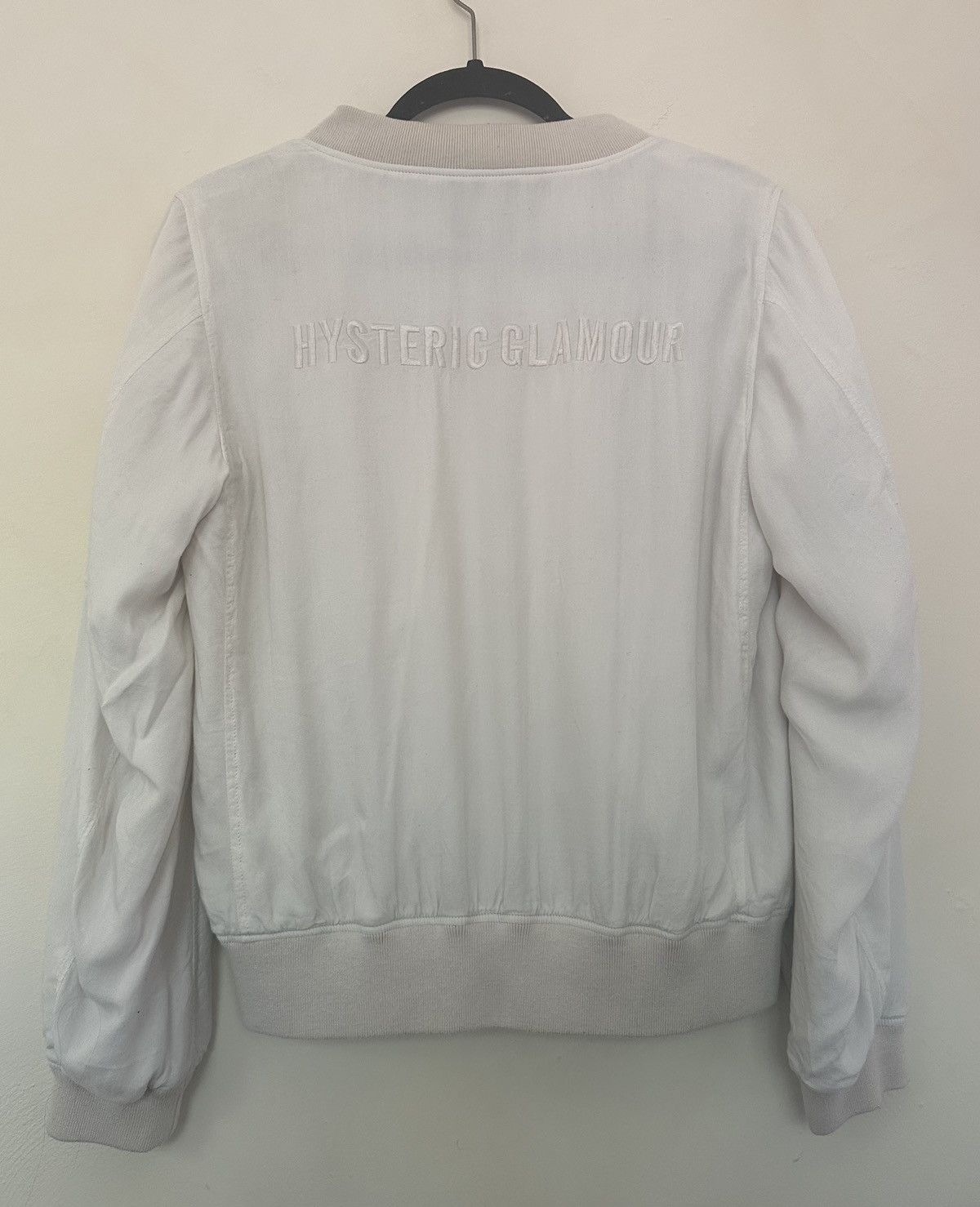 Hysteric Glamour Hysteric Glamour White Zip bomber Size US M / EU 48-50 / 2 - 2 Thumbnail
