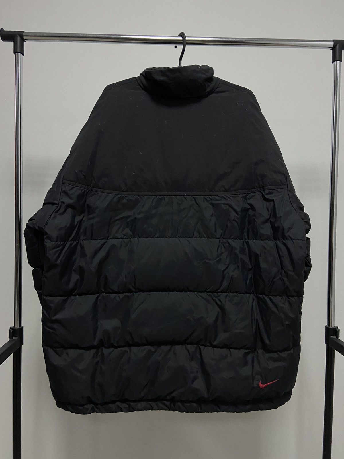 Nike × Vintage Nike Puffer Jacket small Logo Vintage Swoosh Size US XL / EU 56 / 4 - 2 Thumbnail