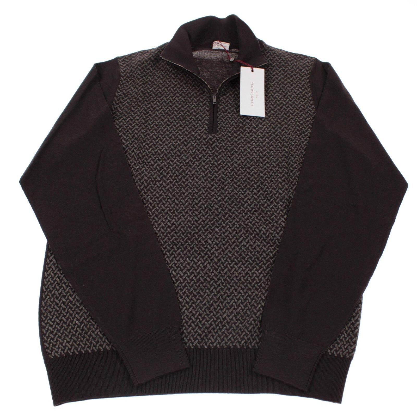 Luciano Barbera Luciano Barbera Sweater Size US M in Brown Size US M / EU 48-50 / 2 - 4 Thumbnail
