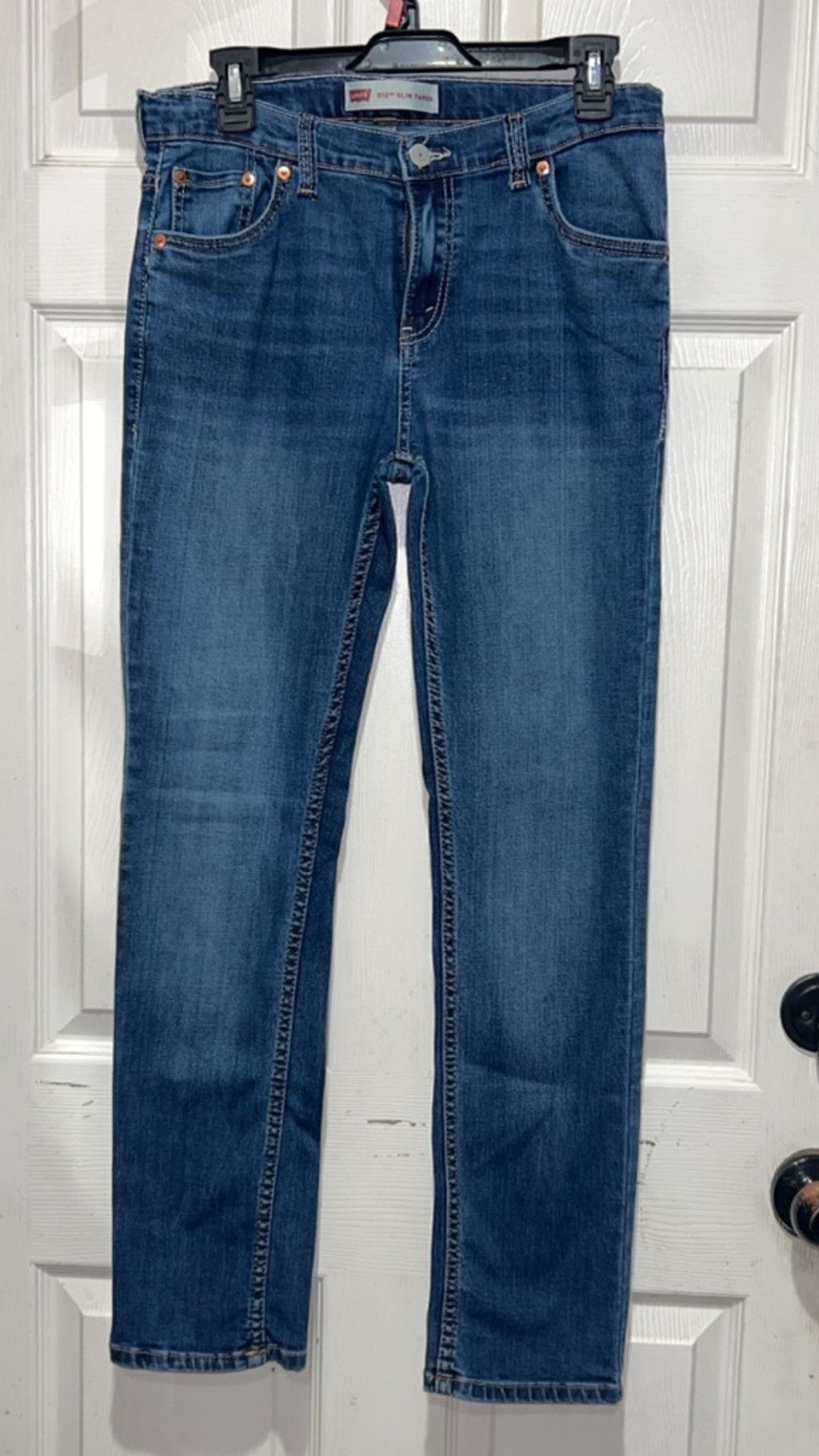 Levi's Men's Levi's Blue 512 Slim Taper Jeans Waist 29 Size US 29 - 2 Thumbnail