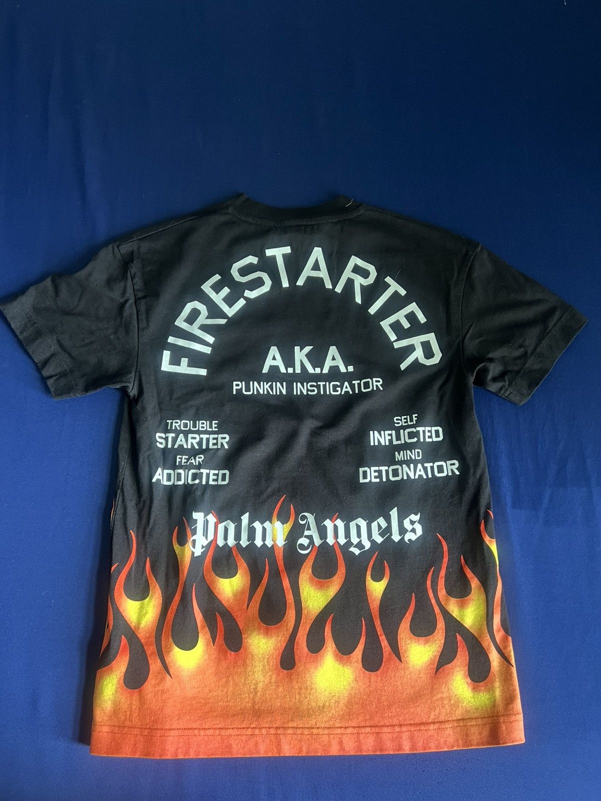 Palm Angels Palm Angels ‘Fire Flames’ T-Shirt Size US XS / EU 42 / 0 - 4 Thumbnail