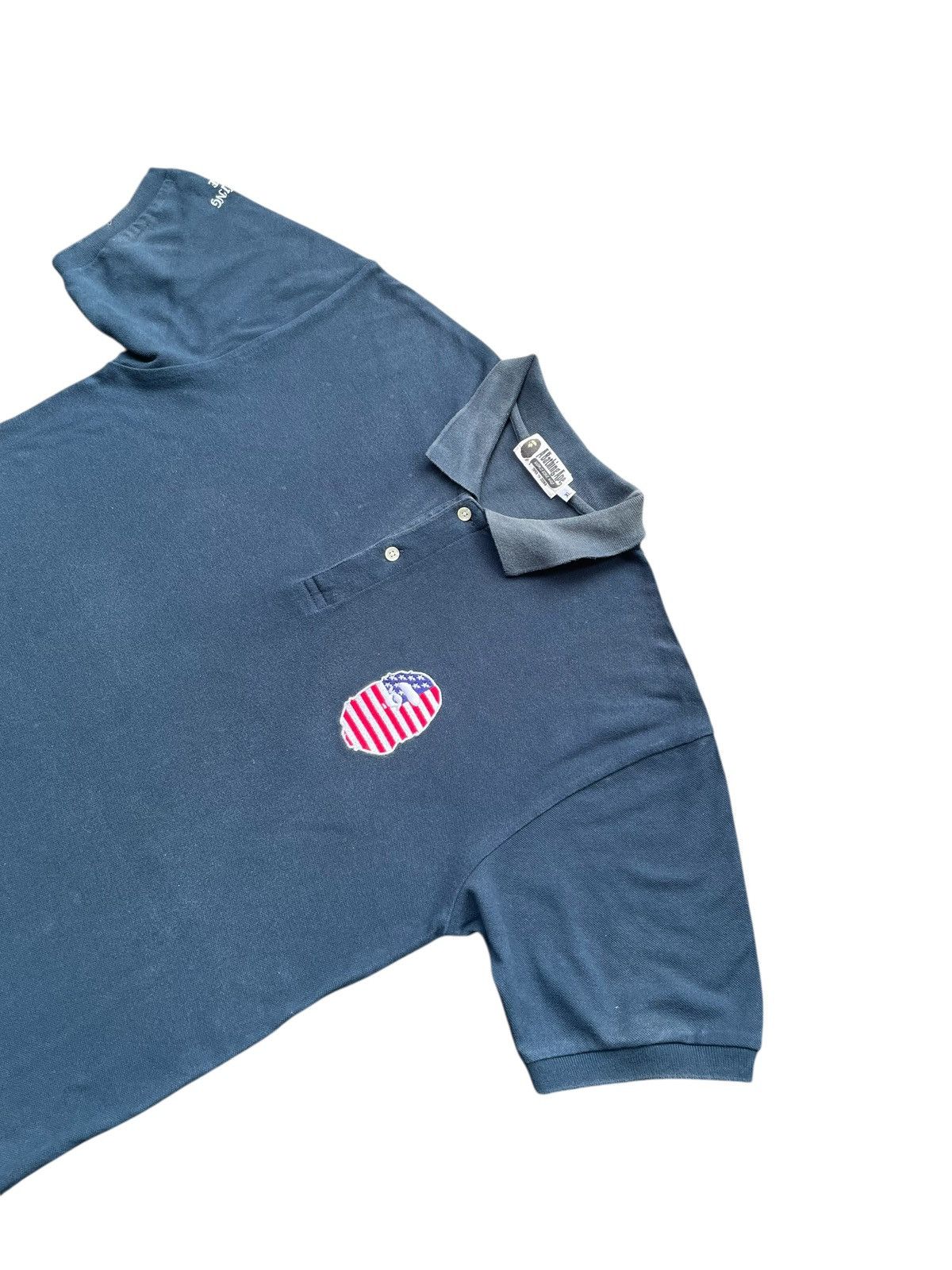 Bape Vintage Bape Polo Tshirt Size US L / EU 52-54 / 3 - 2 Thumbnail