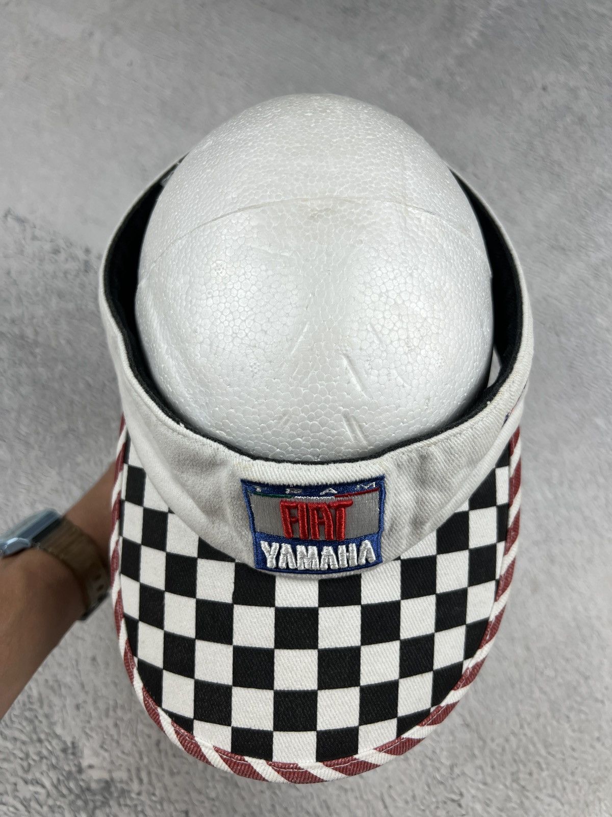 Vintage × Yamaha 💥RARE💥 Vintage 90s TENIS FIAT YAMAHA TEAM MOTOR HEAD CAP Size ONE SIZE - 6 Thumbnail