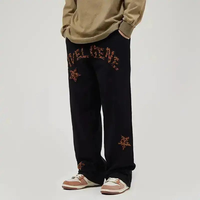 Japanese Brand Star Embroidered Jeans Men's Size US 32 / EU 48 - 6 Thumbnail