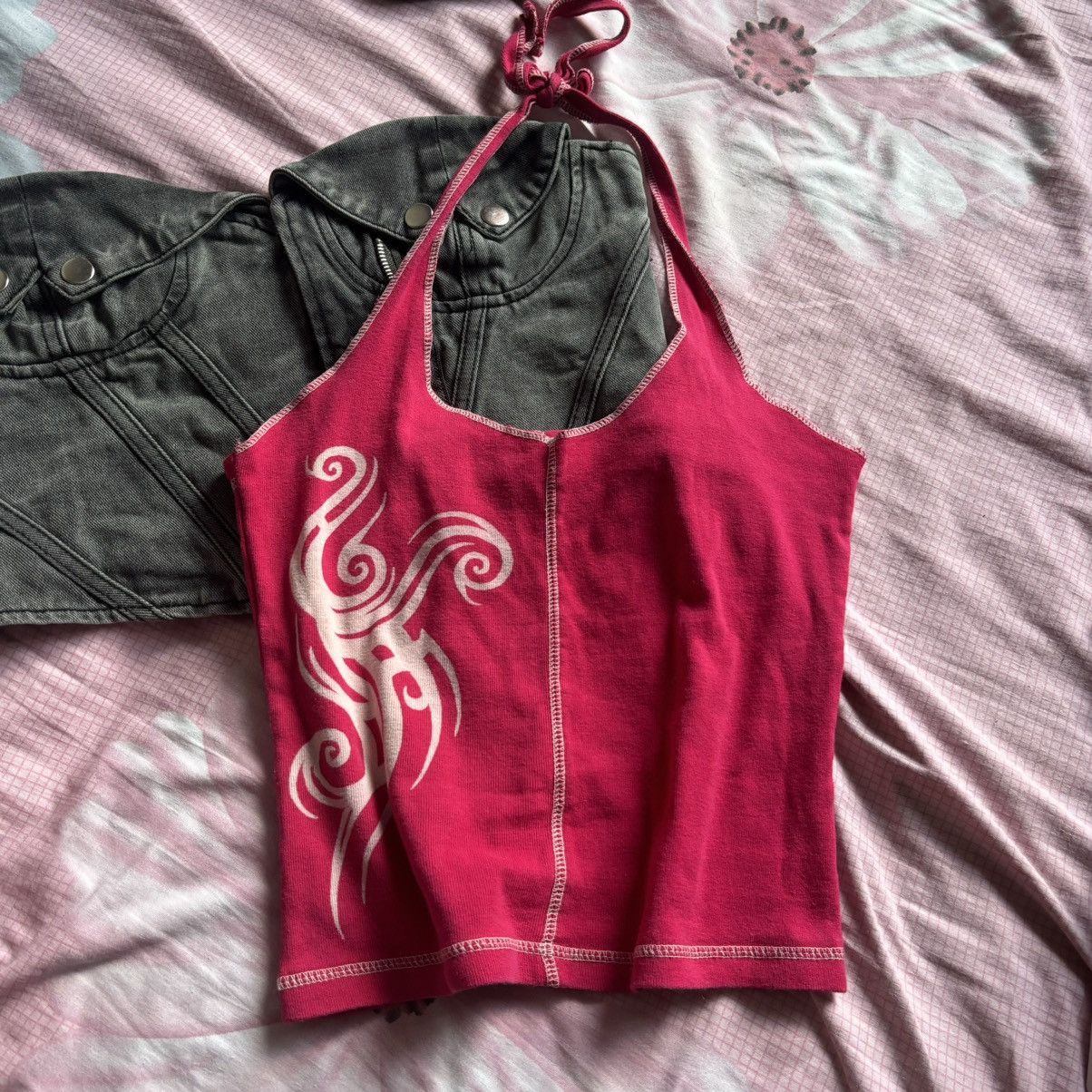 Other × Vintage VINTAGE Y2K TRIBAL PINK TANK TOP Size M / US 6-8 / IT 42-44 - 1 Thumbnail