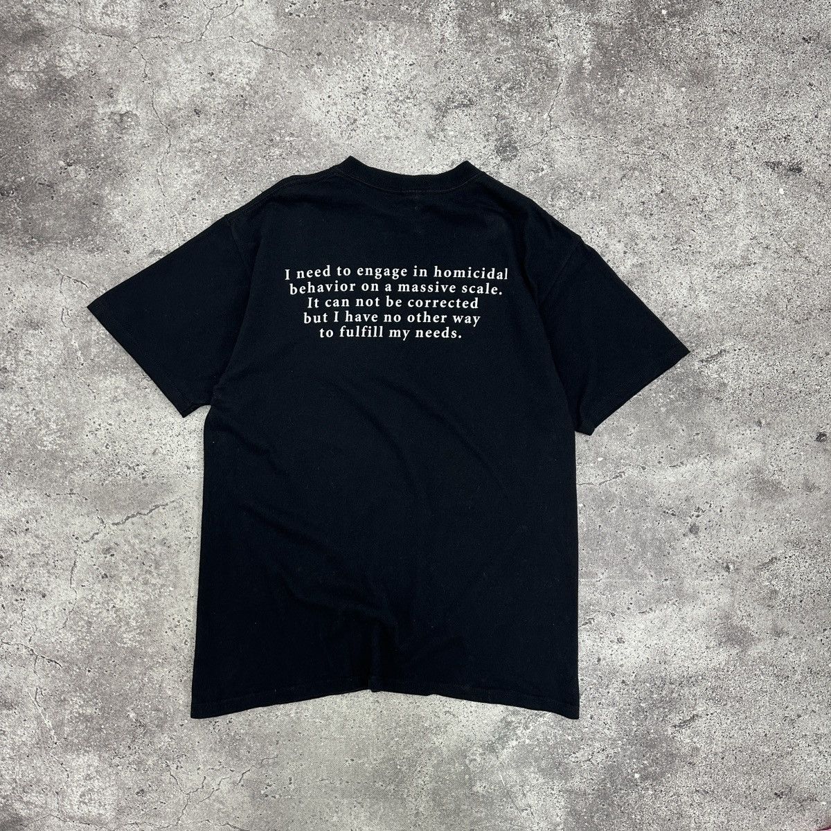 Other Vintage 00s Official American Psycho Killer needs tee y2k Size US L / EU 52-54 / 3 - 2 Thumbnail