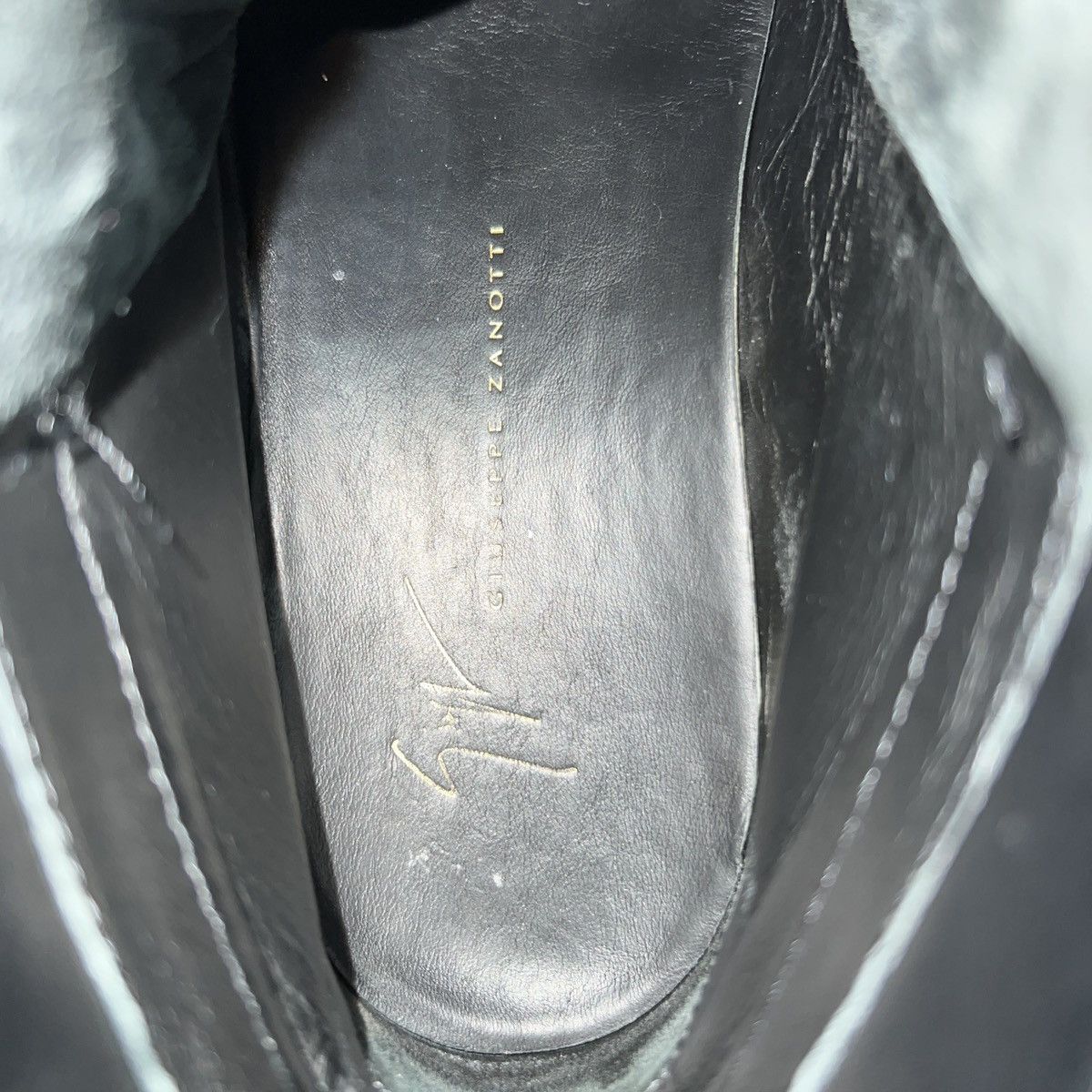 Giuseppe Zanotti Giuseppe Zanotti GZ Double Buckle Patent Silk High Tops Size US 7 / IT 37 - 17 Thumbnail