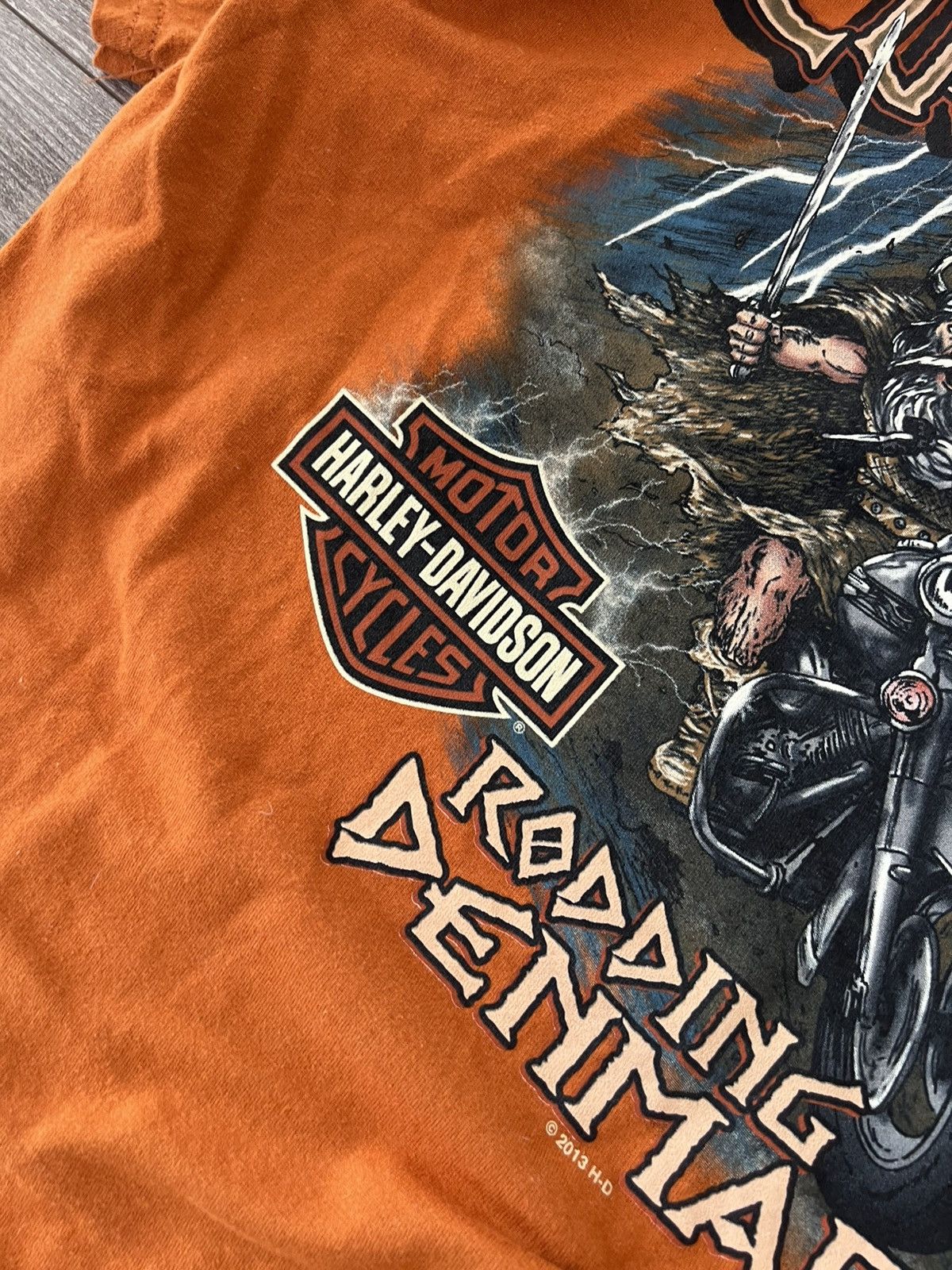Harley Davidson × Vintage ‼️Vintage Harley Davidson Archival Double Print Tee‼️ Size US M / EU 48-50 / 2 - 23 Thumbnail