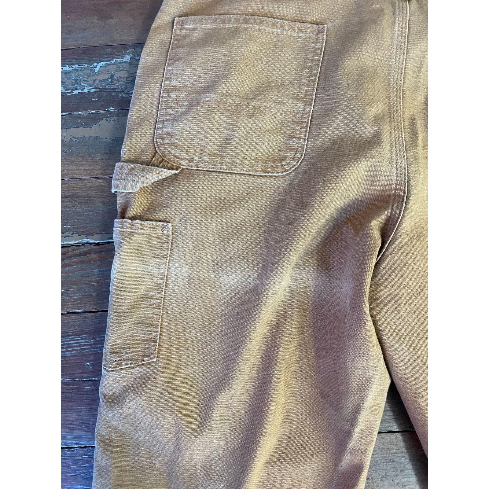 Carhartt Carhartt B11 Brown Duck Canvas Work Pants Mens 38x36 Size US 38 / EU 54 - 7 Thumbnail