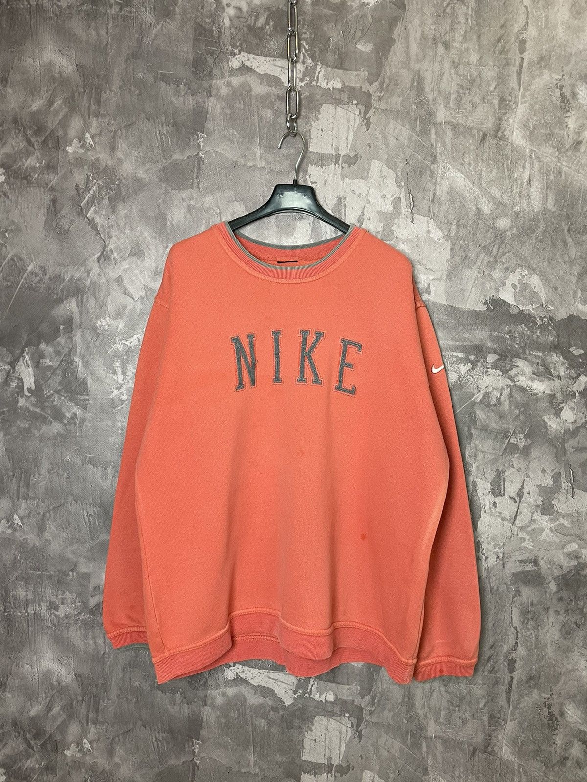 Nike × Vintage NIKE VINTAGE CENTER LOGO OVERSIZE BOXY SWEATSHIRT Size US M / EU 48-50 / 2 - 1 Thumbnail