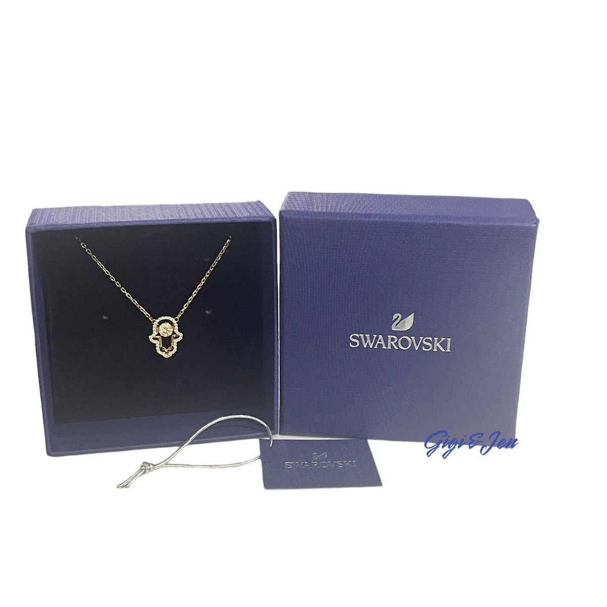 Swarovski Swarovski Luckily Hamsa hand Pendant Necklace n. Size ONE SIZE - 9 Thumbnail