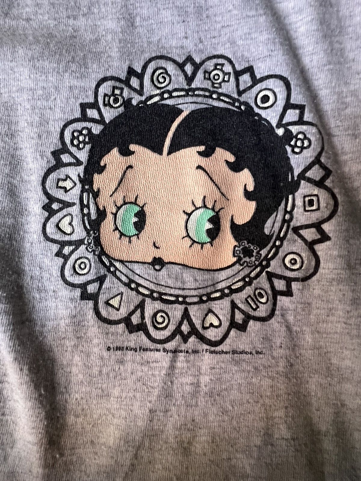 Vintage ‘93 BETTY BOOP 3/4 SLEEVE BASEBALL JERSEY Size US M / EU 48-50 / 2 - 5 Thumbnail