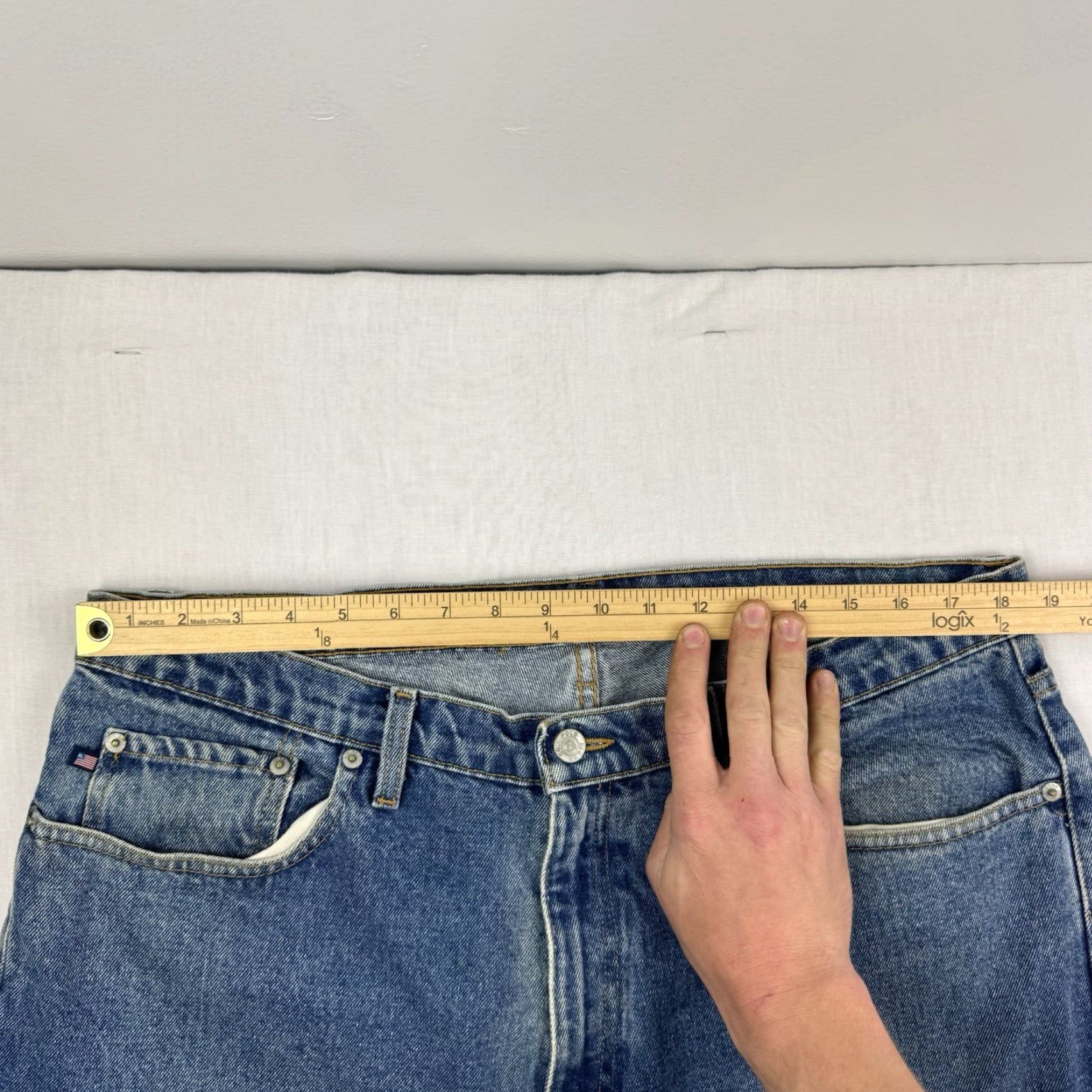 Polo Ralph Lauren VINTAGE Polo Jeans Co. Jeans Adult 38x32 Blue Grunge 90s Y2K Hip Hop Polo Jeans Co. Mens Regular 38 Inseam 32 Blue Grunge 90s Y2K Mens Jeans Size US M / EU 48-50 / 2 - 5 Thumbnail