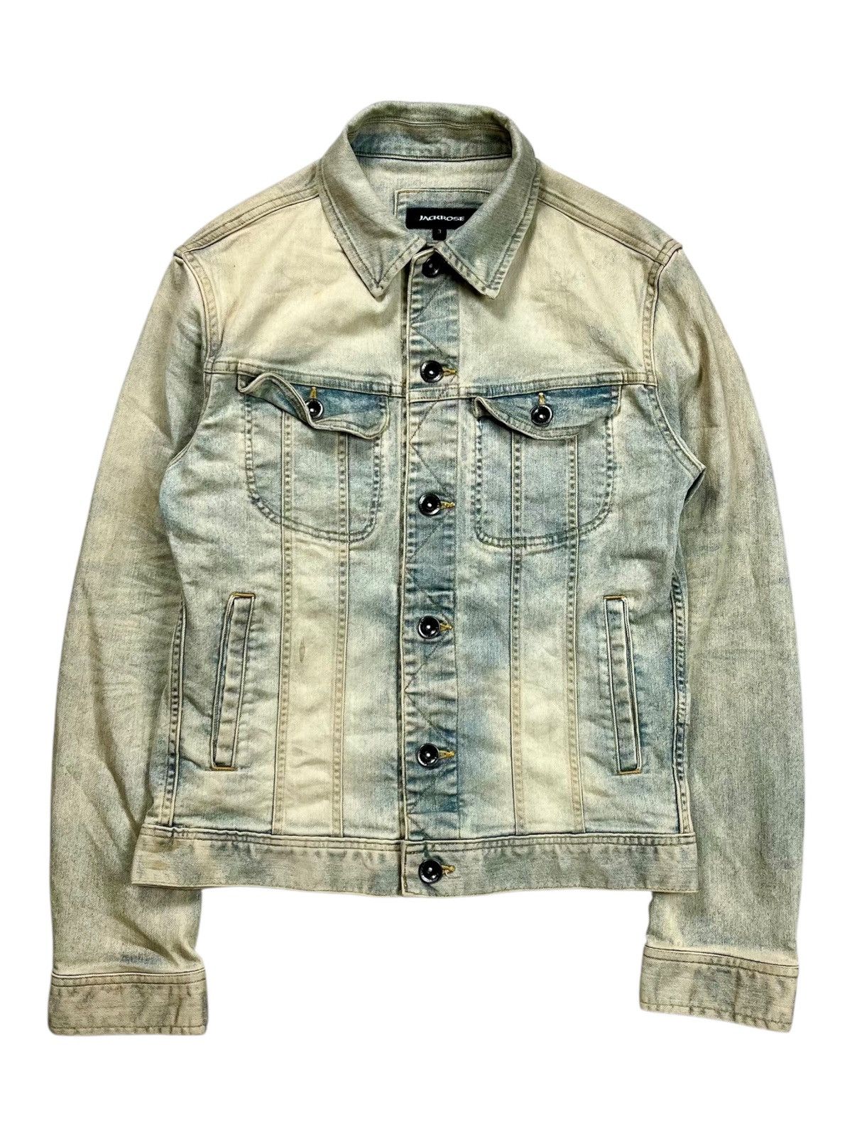 If Six Was Nine 2000s Jackrose - Mudwash Denim Jacket Size US M / EU 48-50 / 2 - 1 Thumbnail