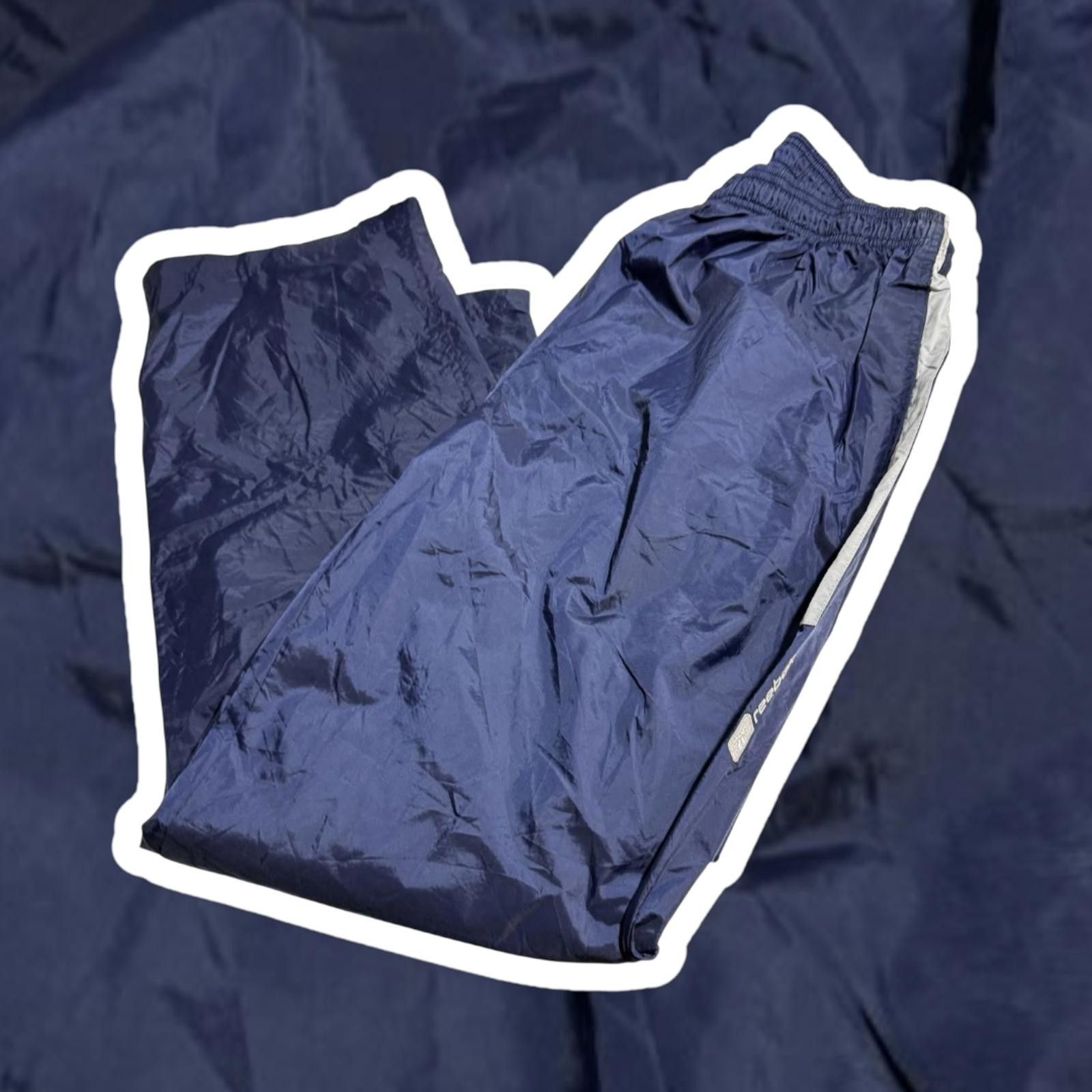 Designer Men's Teandri Waterproof Track Pants - Navy Size US 34 / EU 50 - 1 Thumbnail