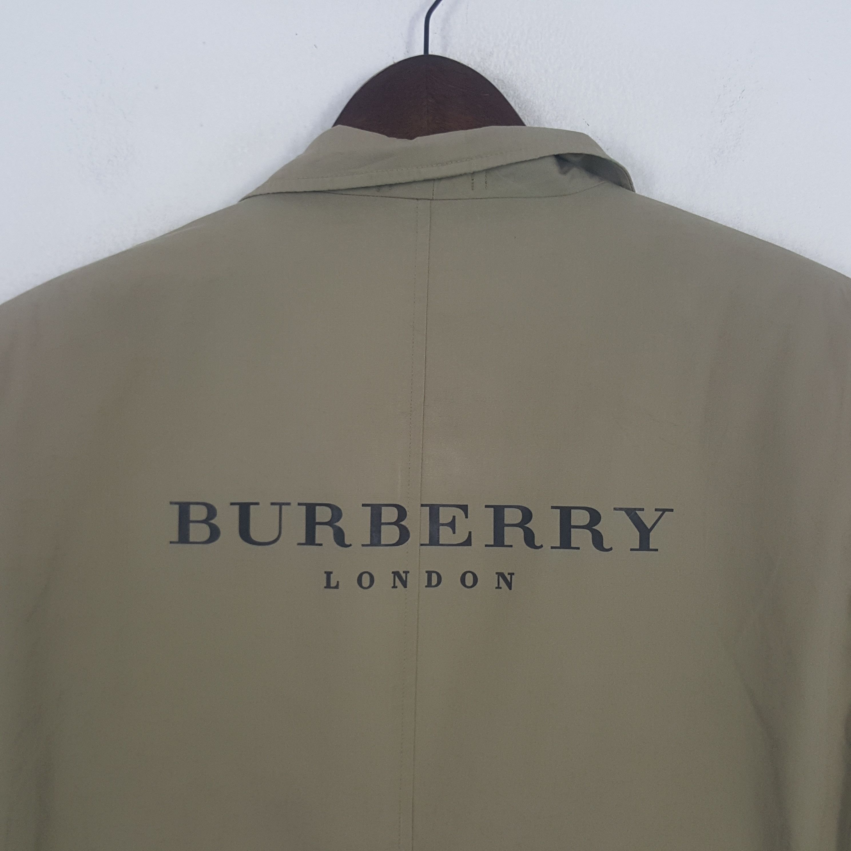 Burberry × Vintage Vintage Burberry London Custom Spell Out Blazer Jacket Size 38S - 2 Thumbnail
