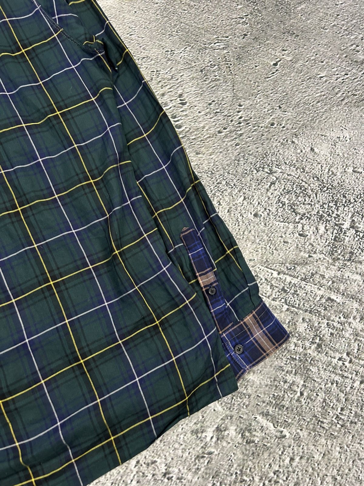 Lanvin Lanvin shirt patchwork plaid tartan button up flannel runway Size US XL / EU 56 / 4 - 13 Thumbnail